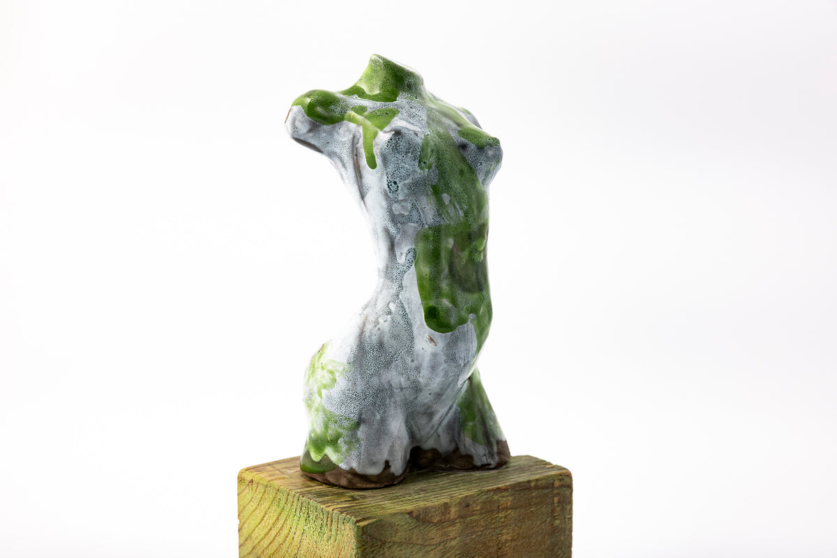 SH70 Jill glazed terracotta figure by Sophie Howard available at Padstow Gallery Cornwall
