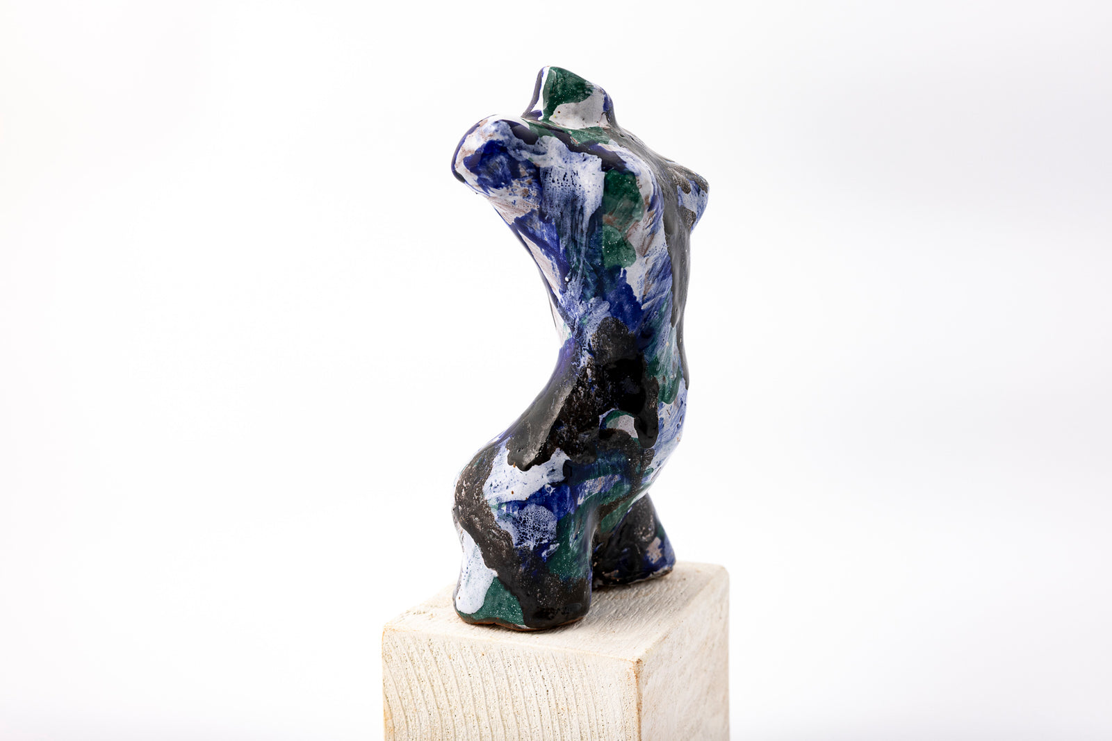 SH71 Jill glazed terracotta figure by Sophie Howard available at Padstow Gallery Cornwall