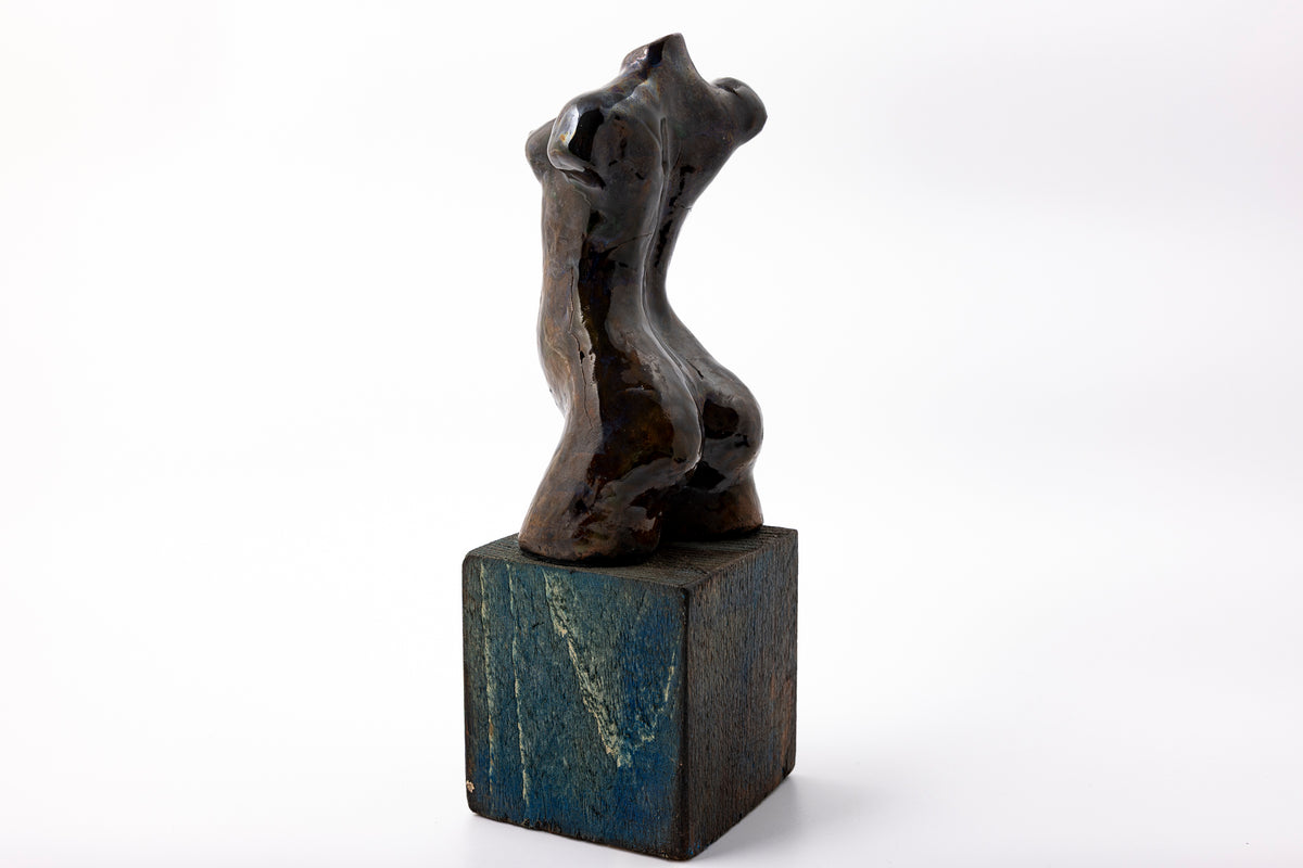 SH72 Jill glazed terracotta figure by Sophie Howard available at Padstow Gallery Cornwall