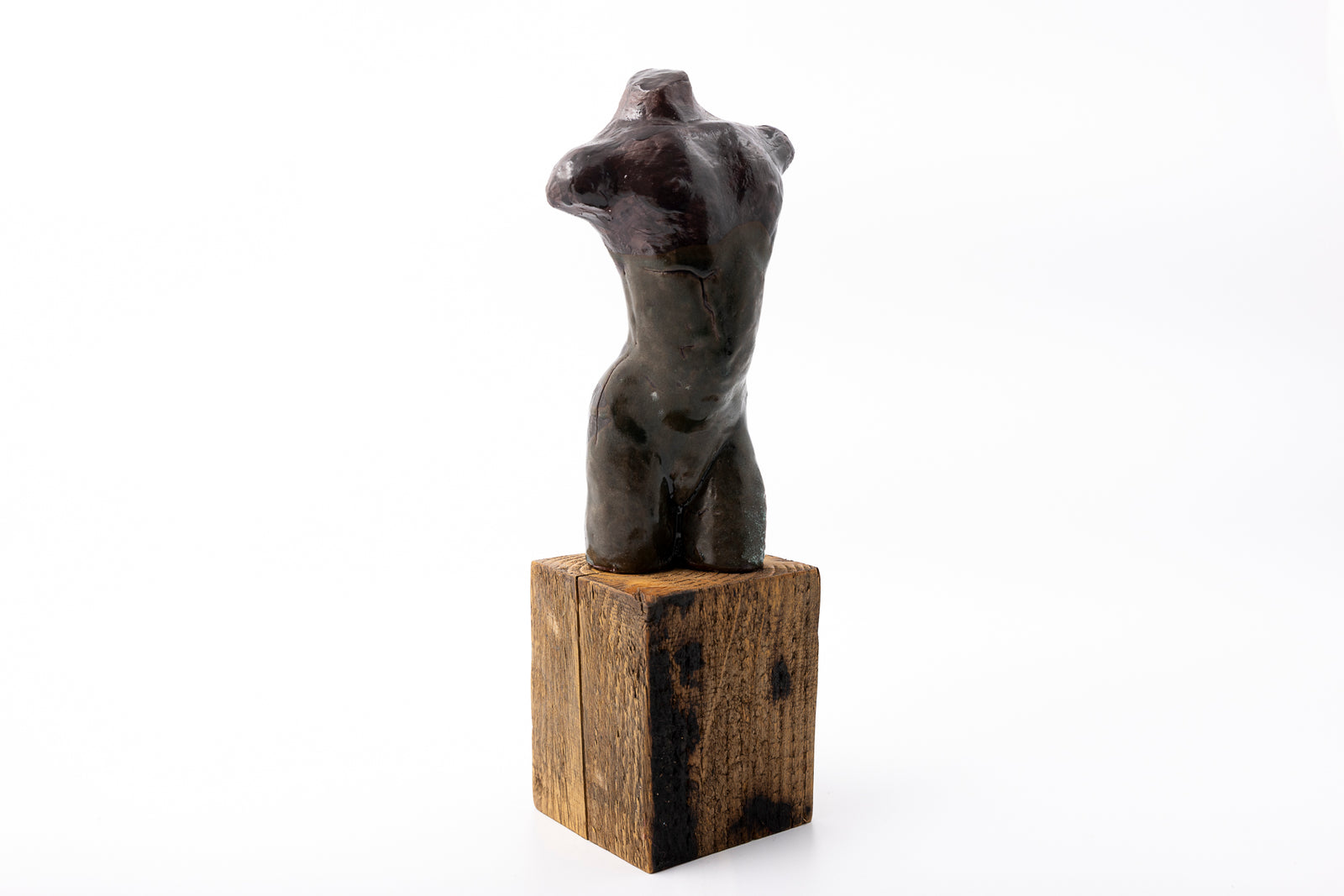 SH75 Jack glazed terracotta figure by Sophie Howard available at Padstow Gallery Cornwall