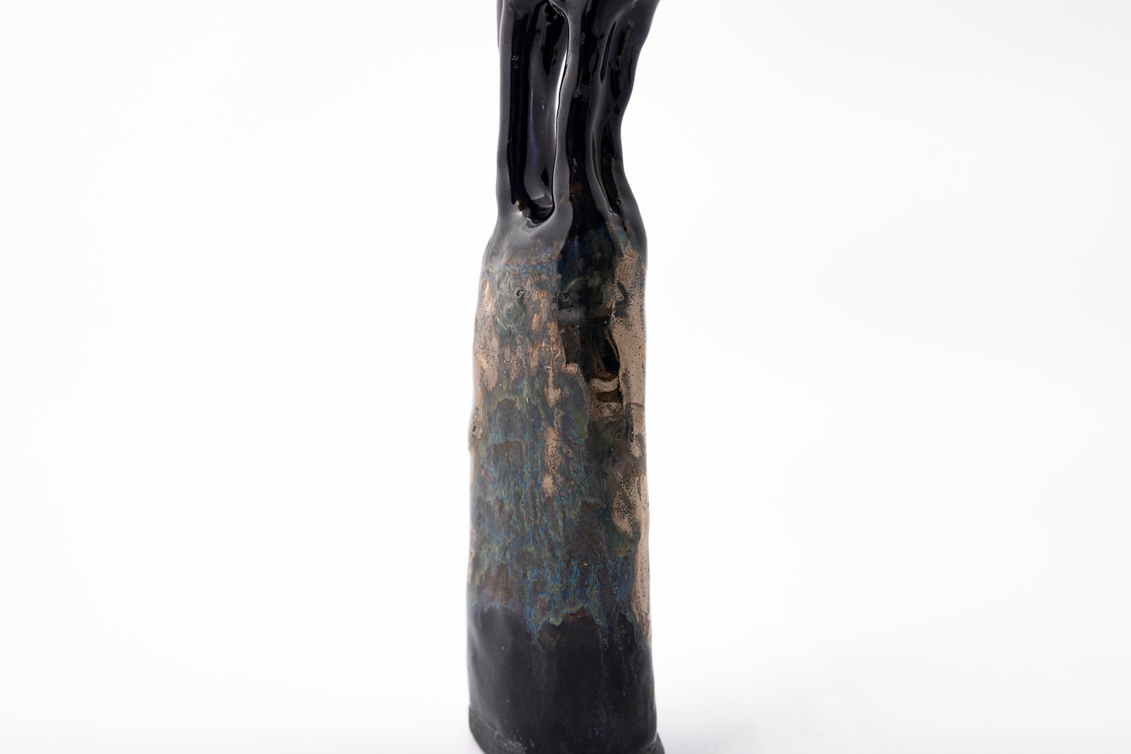 SH77 H glazed terracotta horse and rider by Sophie Howard available at Padstow Gallery Cornwall