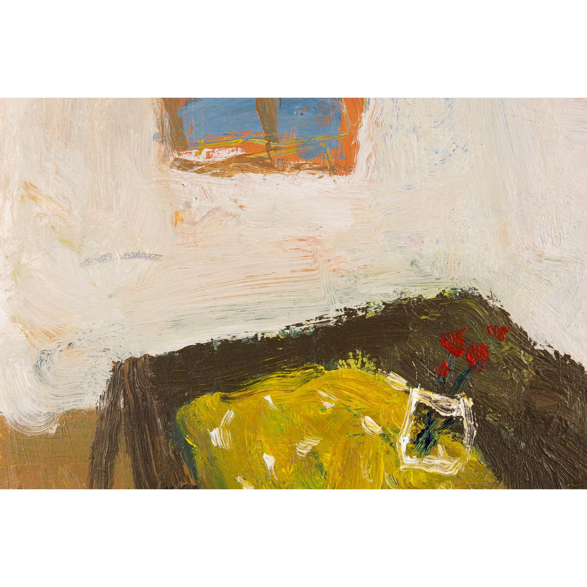 'Posies' mixed media and oil original by David Pearce fine art, available at Padstow Gallery, Cornwall 