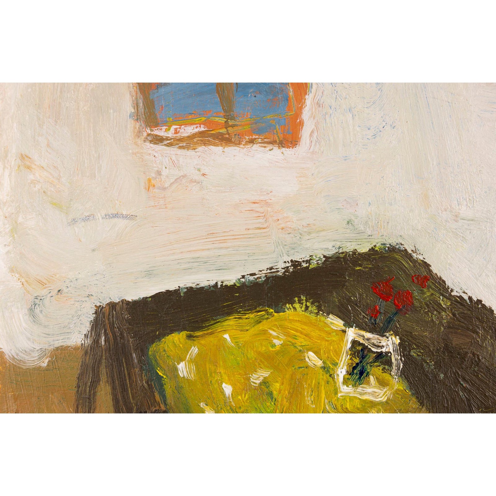 'Posies' mixed media and oil original by David Pearce fine art, available at Padstow Gallery, Cornwall 