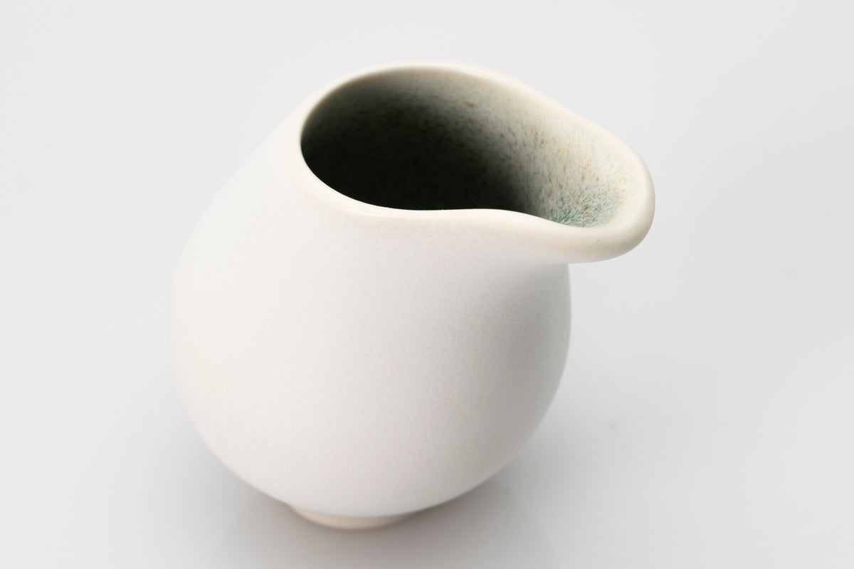Small stoneware flow jug by Kate Schuricht ceramics, available at Padstow Gallery Cornwall