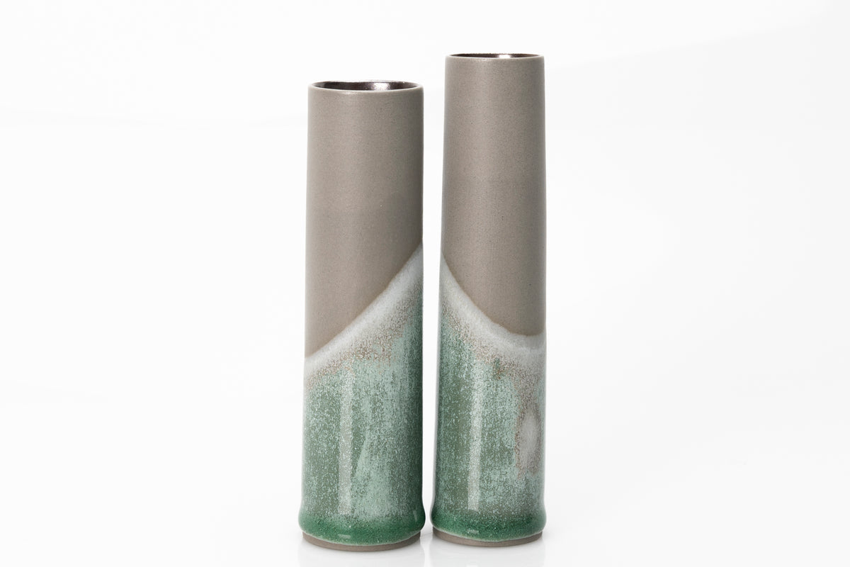 Small Stoneware vessels by Kate Schuricht ceramics, available at Padstow Gallery Cornwall