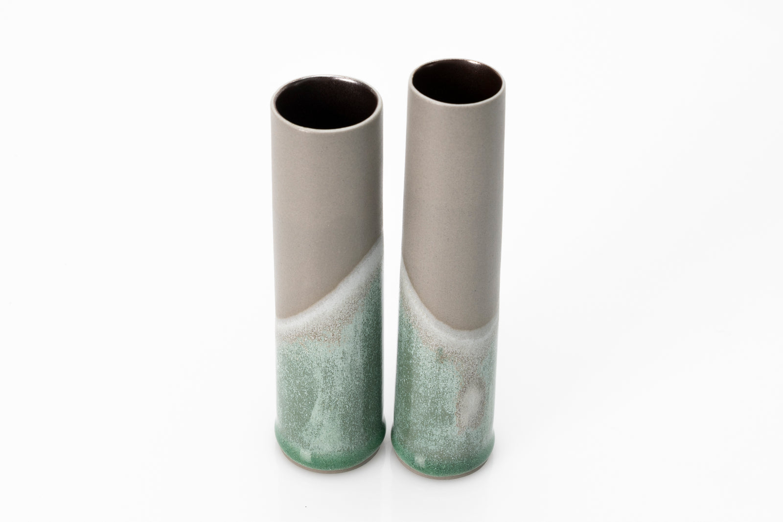Small Stoneware vessels by Kate Schuricht ceramics, available at Padstow Gallery Cornwall