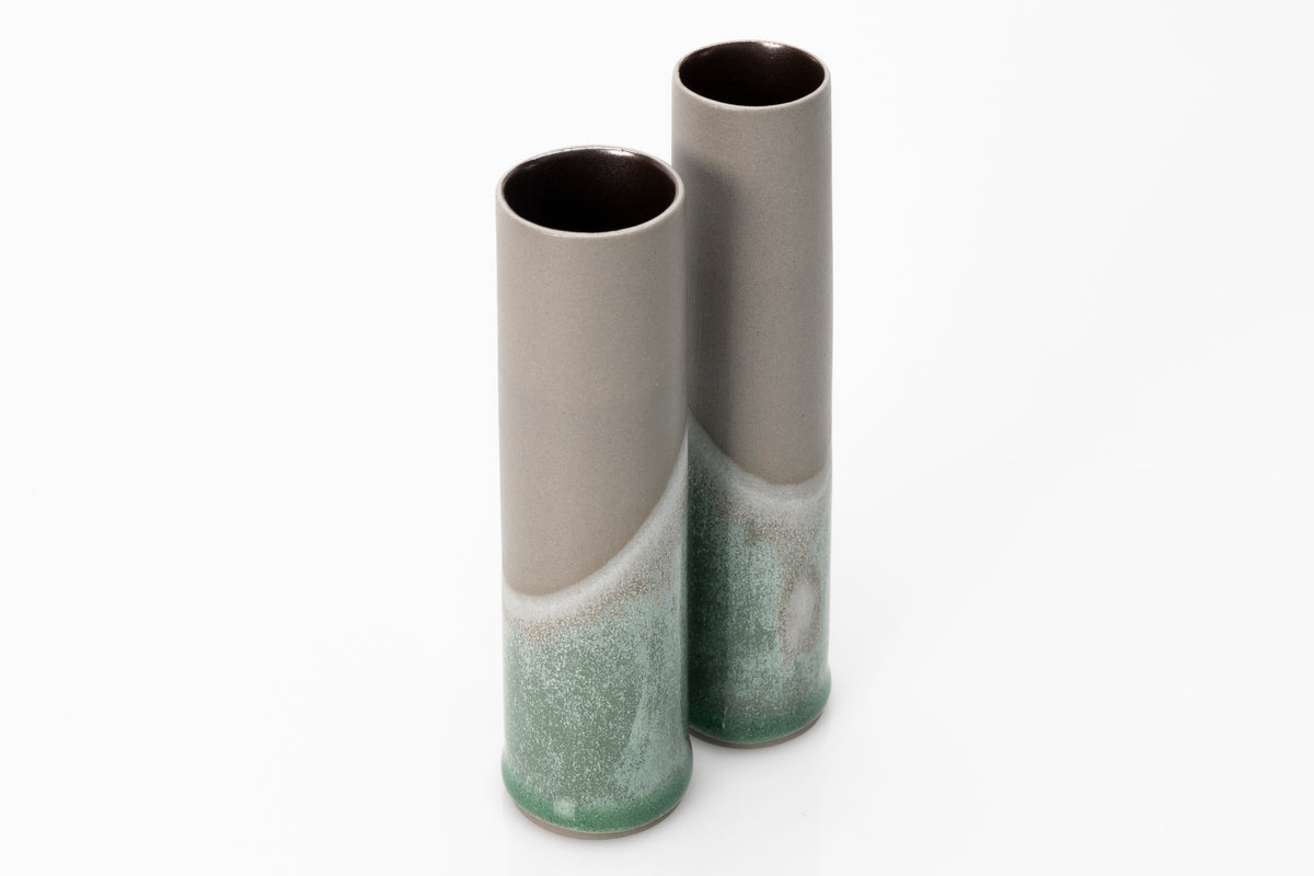 Small Stoneware vessels by Kate Schuricht ceramics, available at Padstow Gallery Cornwall