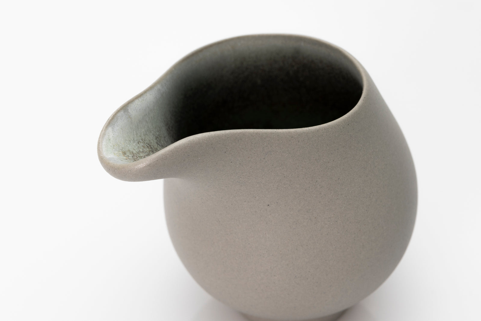 Small stoneware flow jug by Kate Schuricht ceramics, available at Padstow Gallery Cornwall