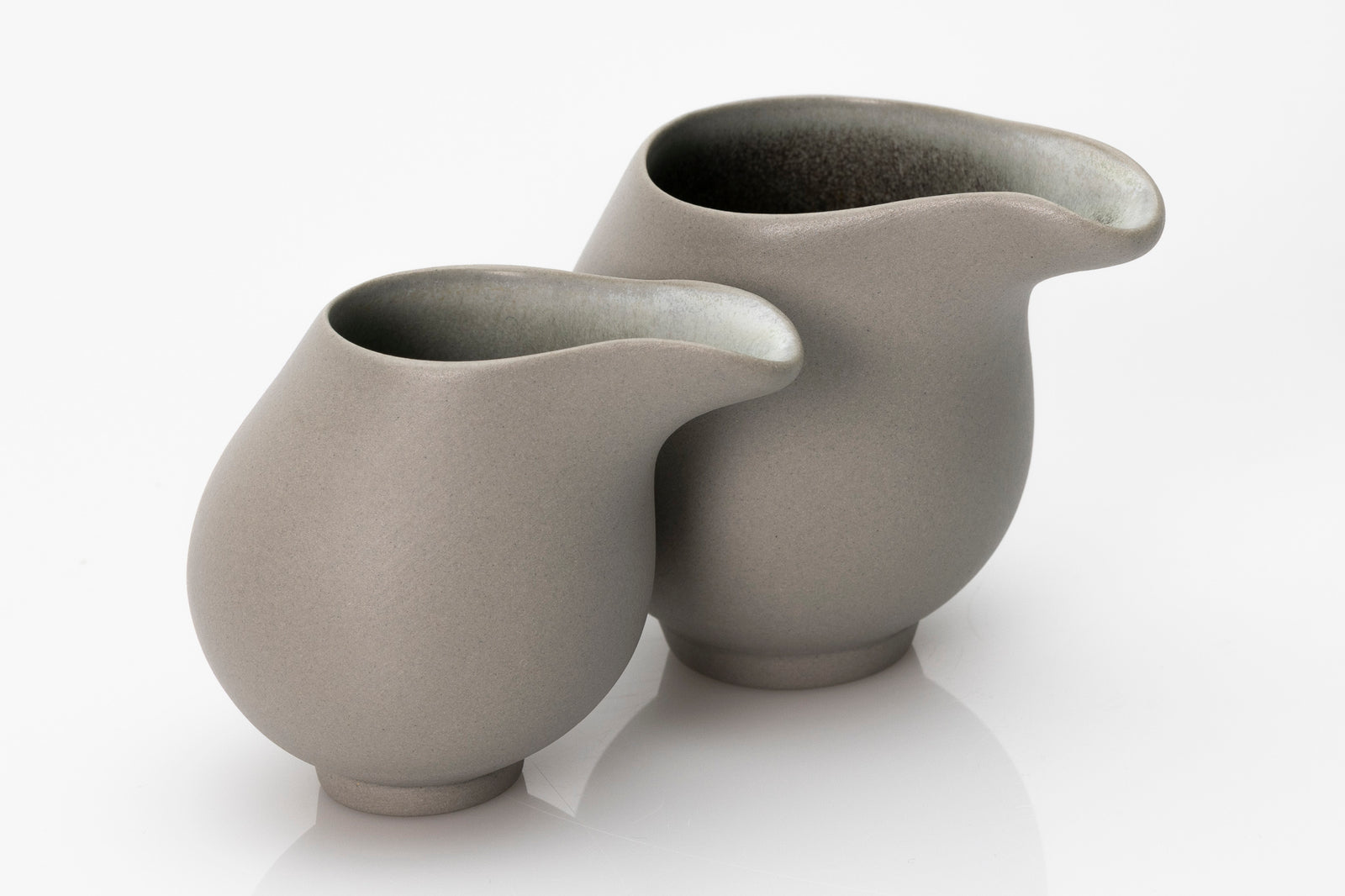 Small stoneware flow jug by Kate Schuricht ceramics, available at Padstow Gallery Cornwall