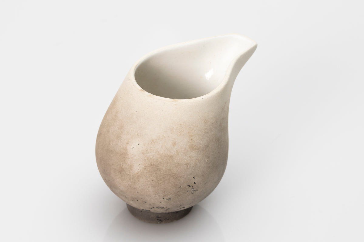 Raku flow jug by Kate Schuricht ceramics, available at Padstow Gallery Cornwall