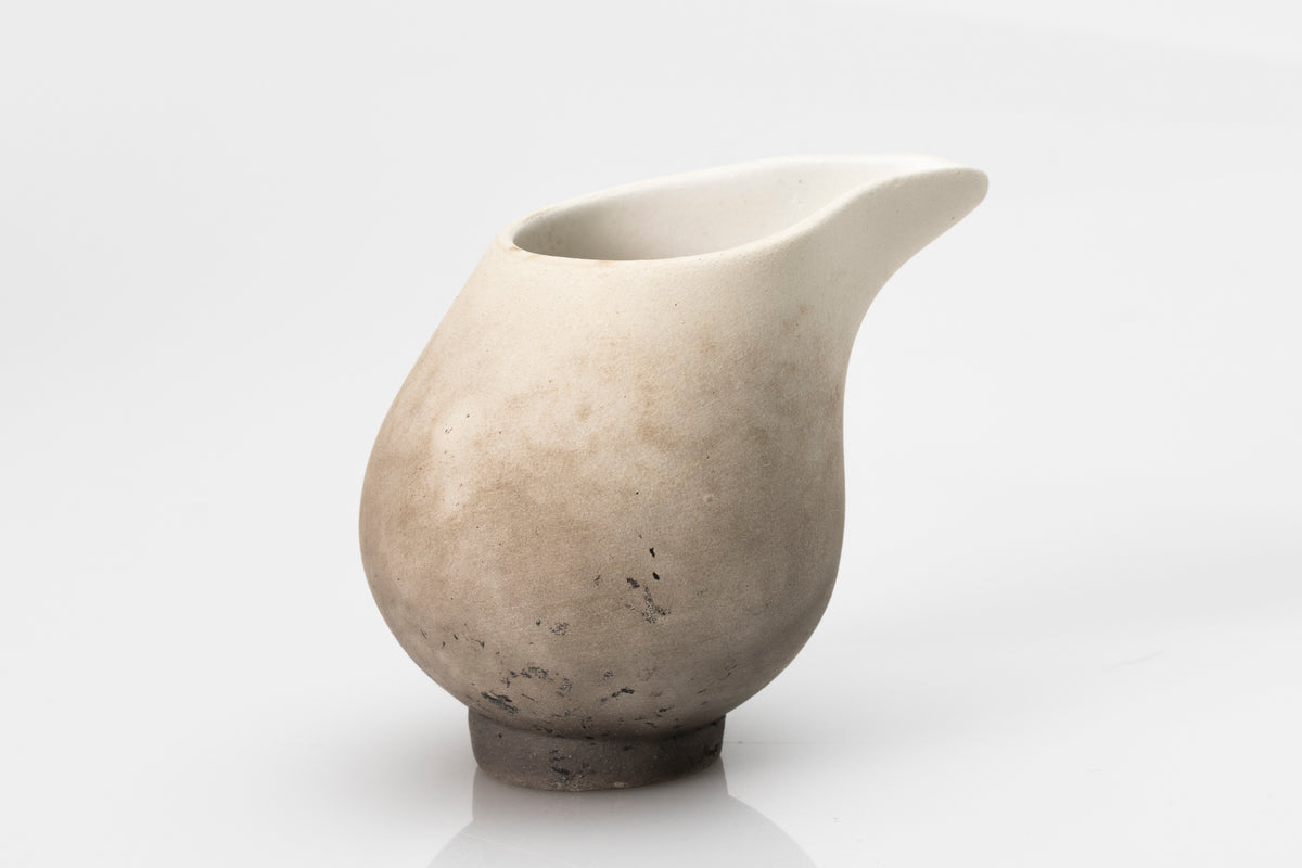Raku flow jug by Kate Schuricht ceramics, available at Padstow Gallery Cornwall