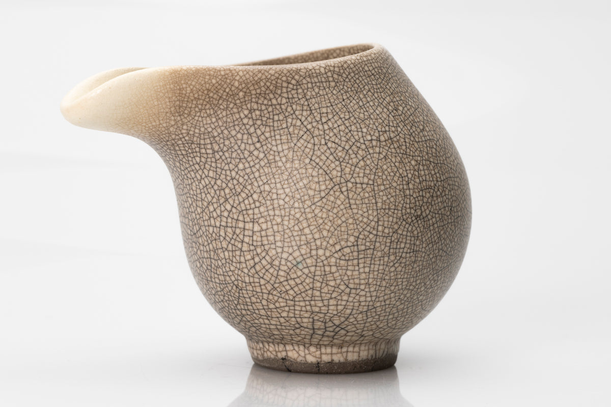 Raku flow jug by Kate Schuricht ceramics, available at Padstow Gallery Cornwall