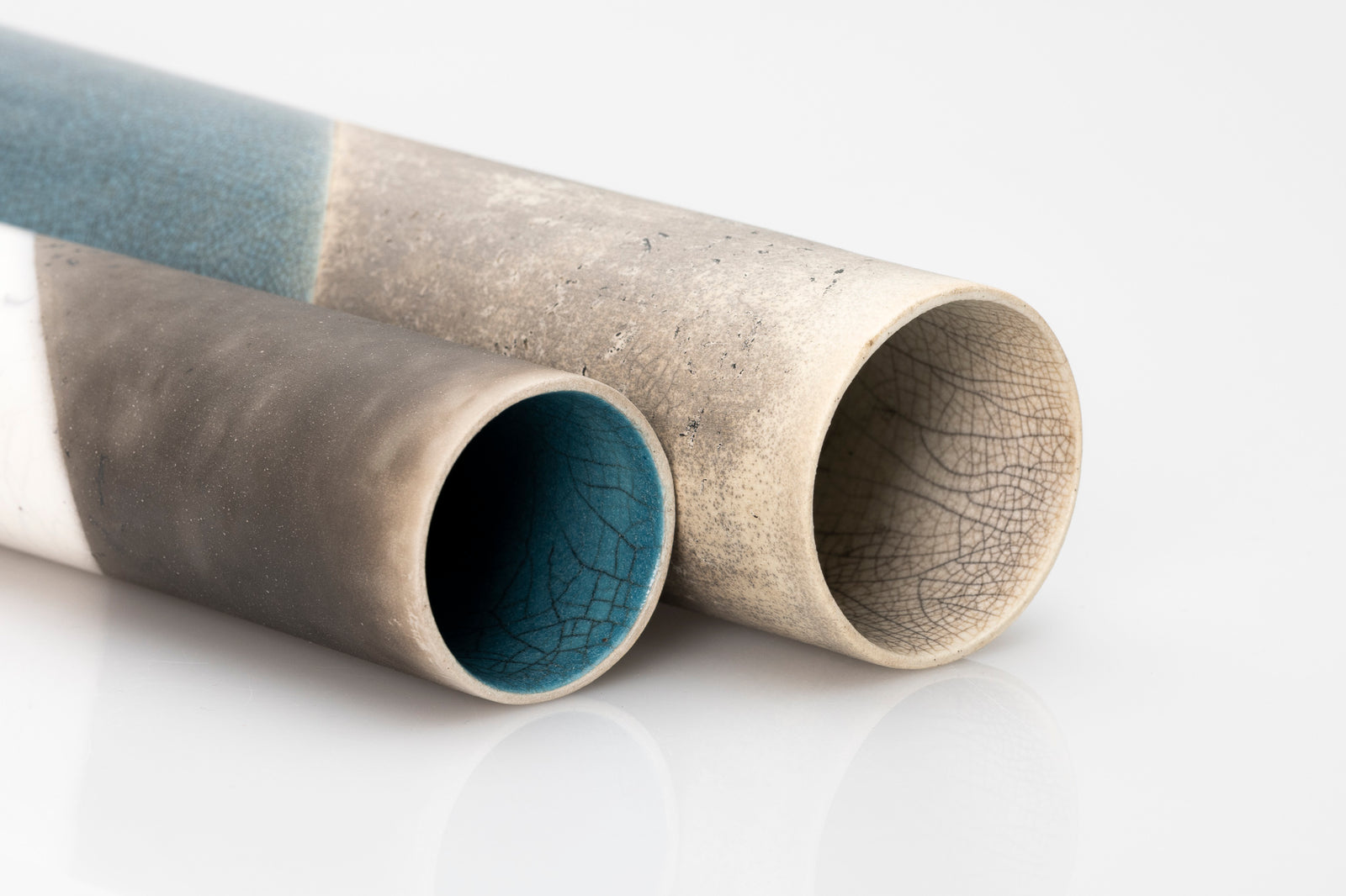 Raku vessel by Kate Schuricht ceramics, available at Padstow Gallery Cornwall