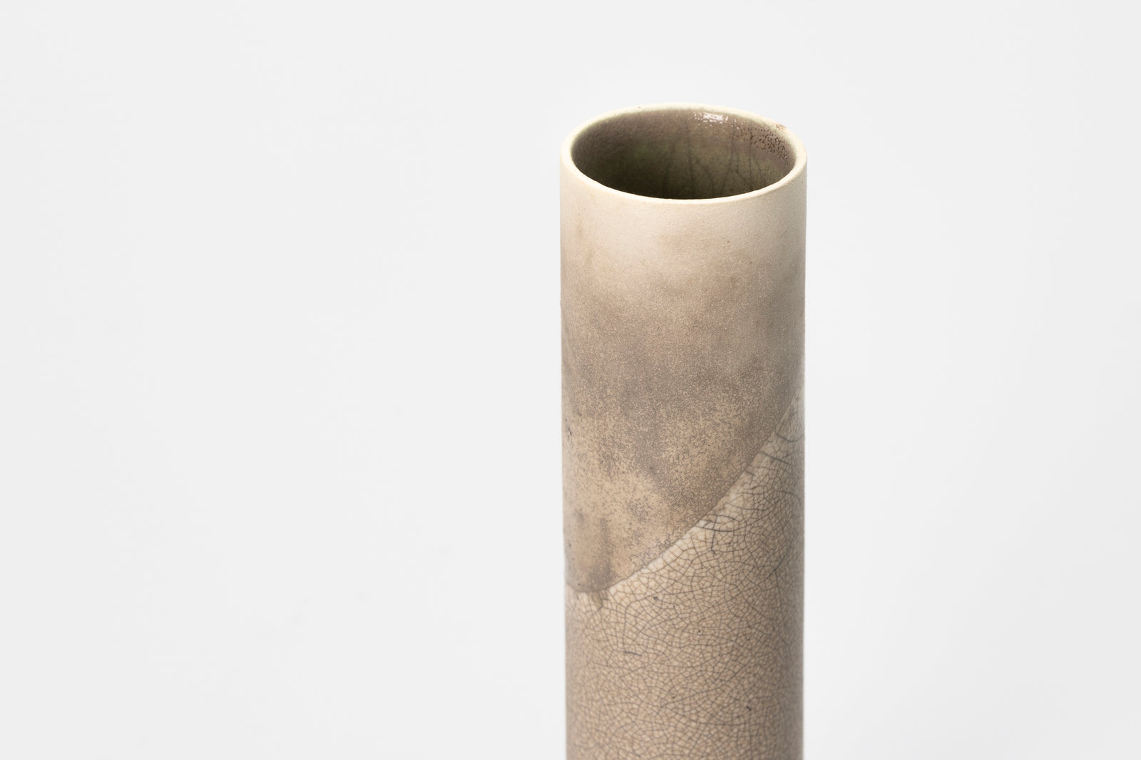 Raku vessel by Kate Schuricht ceramics, available at Padstow Gallery Cornwall