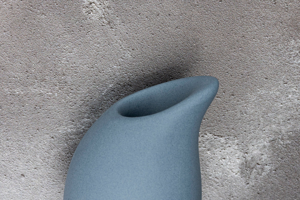 Droplet Wall Vase by Kate Schuricht ceramics, available at Padstow Gallery Cornwall