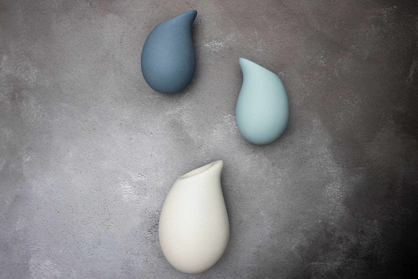 Droplet Wall Vase by Kate Schuricht ceramics, available at Padstow Gallery Cornwall