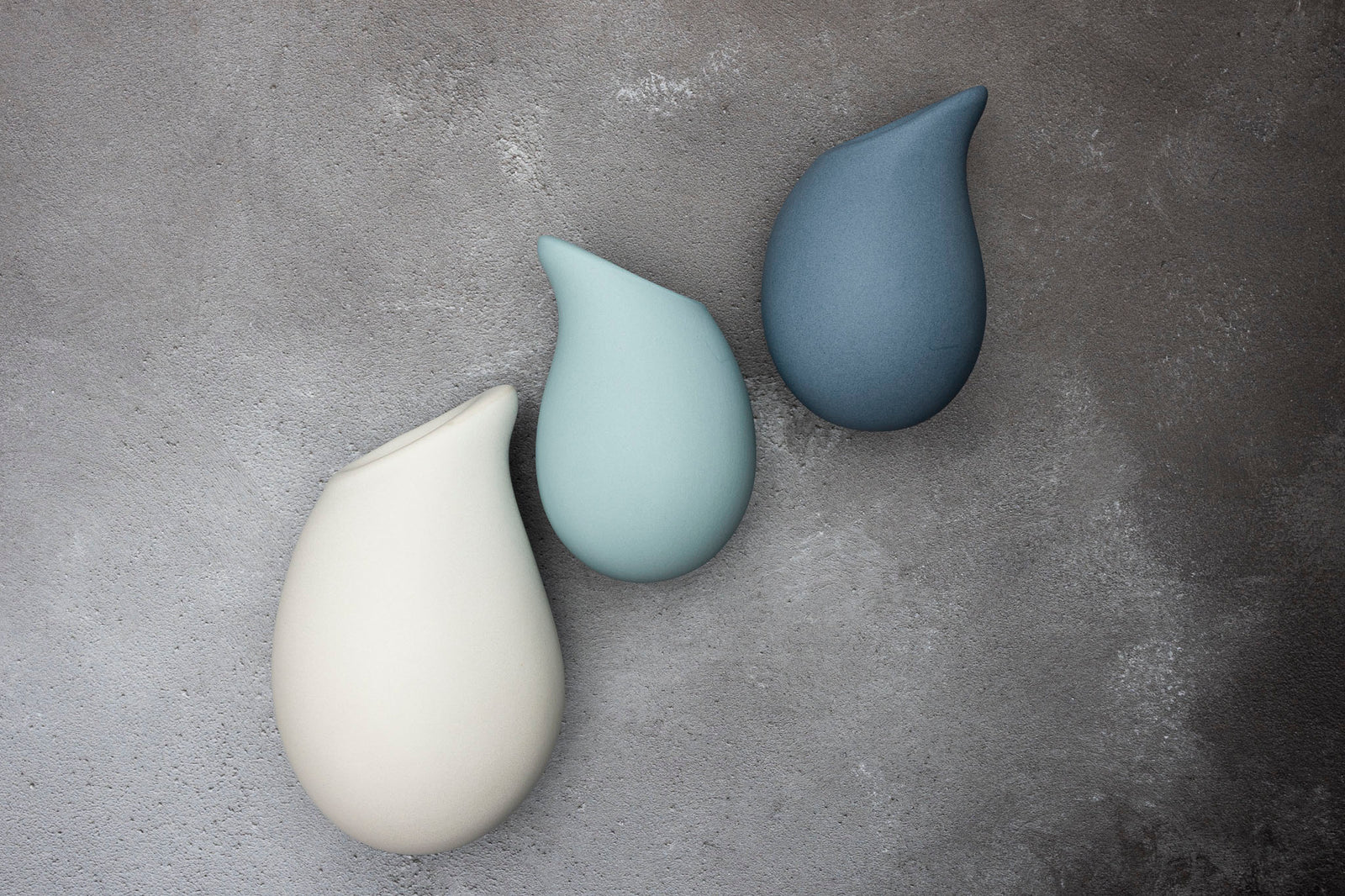 Droplet Wall Vase by Kate Schuricht ceramics, available at Padstow Gallery Cornwall