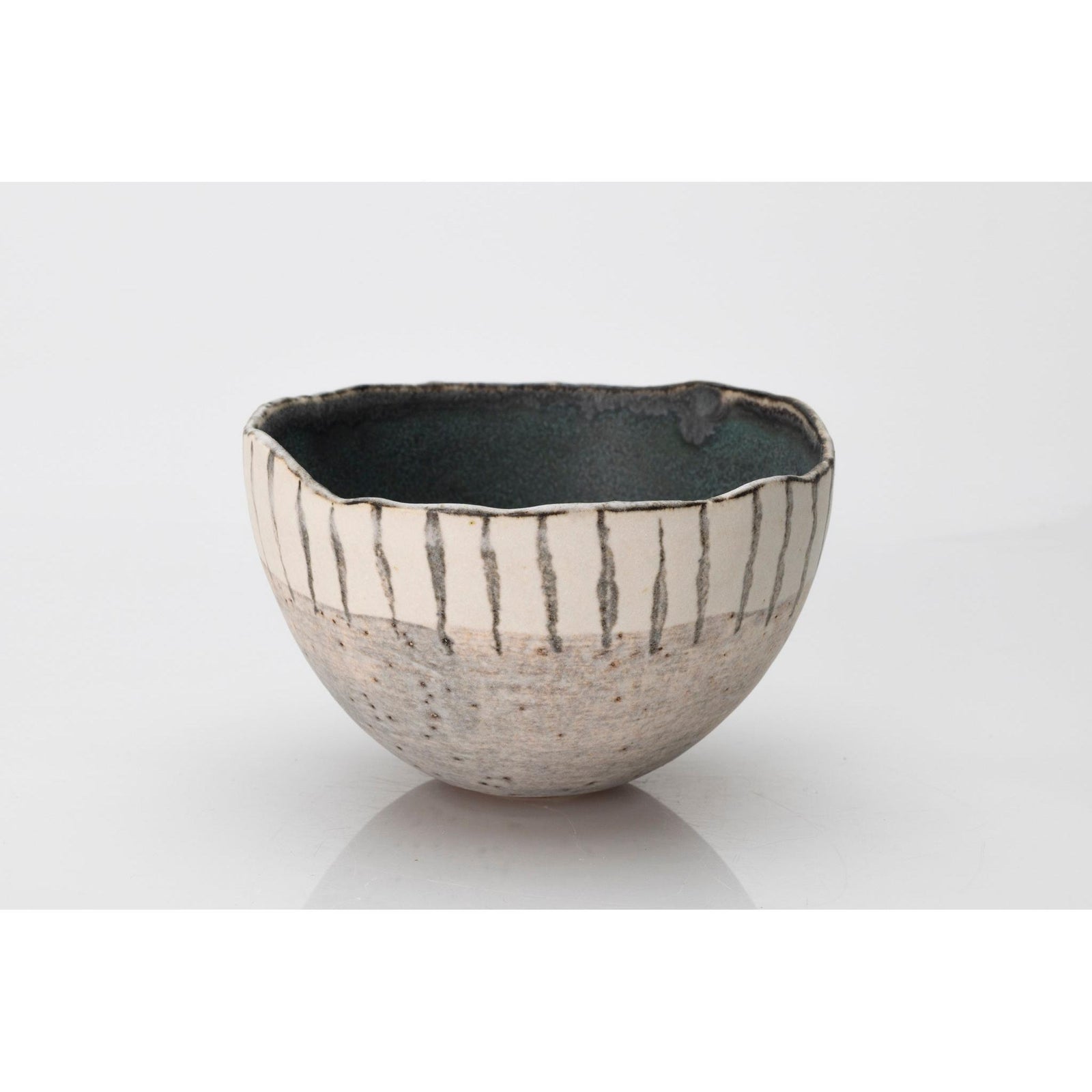 JS11 Pinched Bowl II by Jane Silk ceramics available at Padstow Gallery, Cornwall