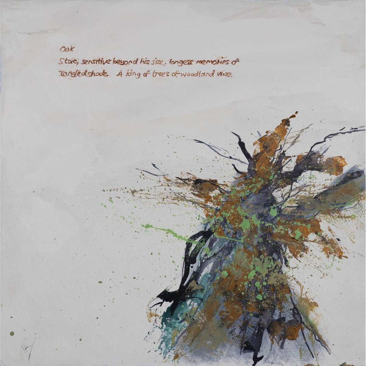Oak by Ian Rawnsley available at Padstow Gallery, Cornwall
