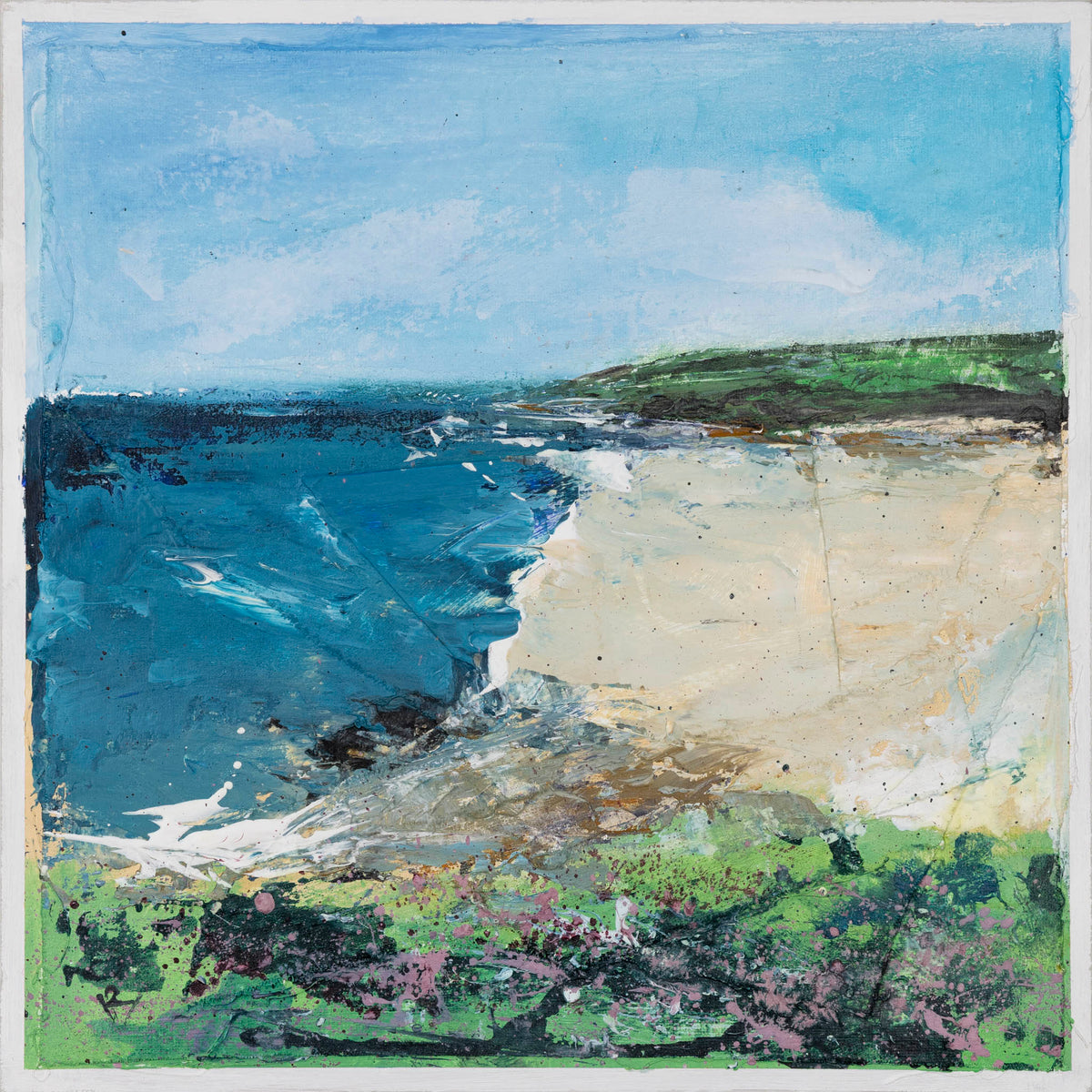 Harlyn Bay by Ian Rawnsley available at Padstow Gallery, Cornwall