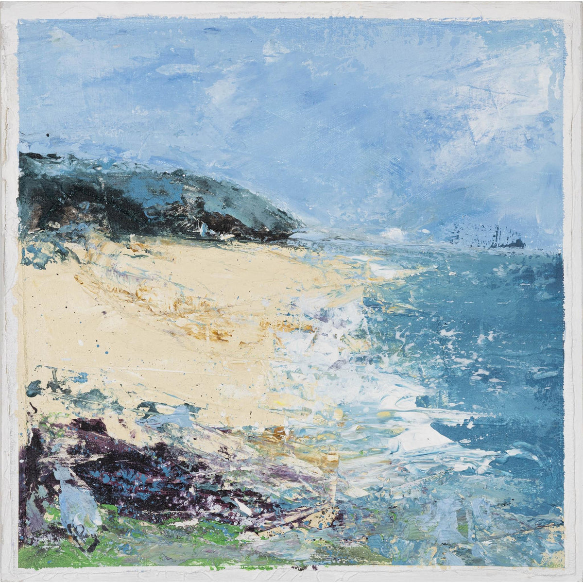 Lantic Bay, Fowey by Ian Rawnsley available at Padstow Gallery, Cornwall