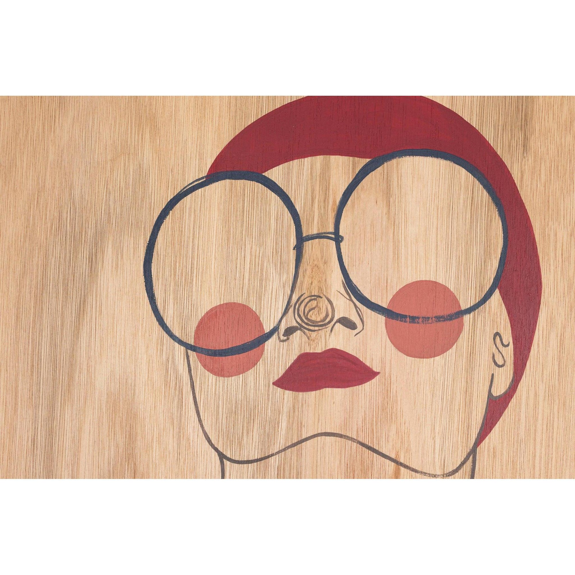 Swimmer at Lido, gouache on board by Sophie Moore, available at Padstow Gallery, Cornwall