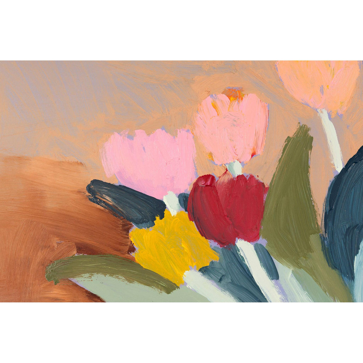 Close up of Arise 100x100cm, mixed media original painting by Alex Yarlett, available at Padstow Gallery, Cornwall