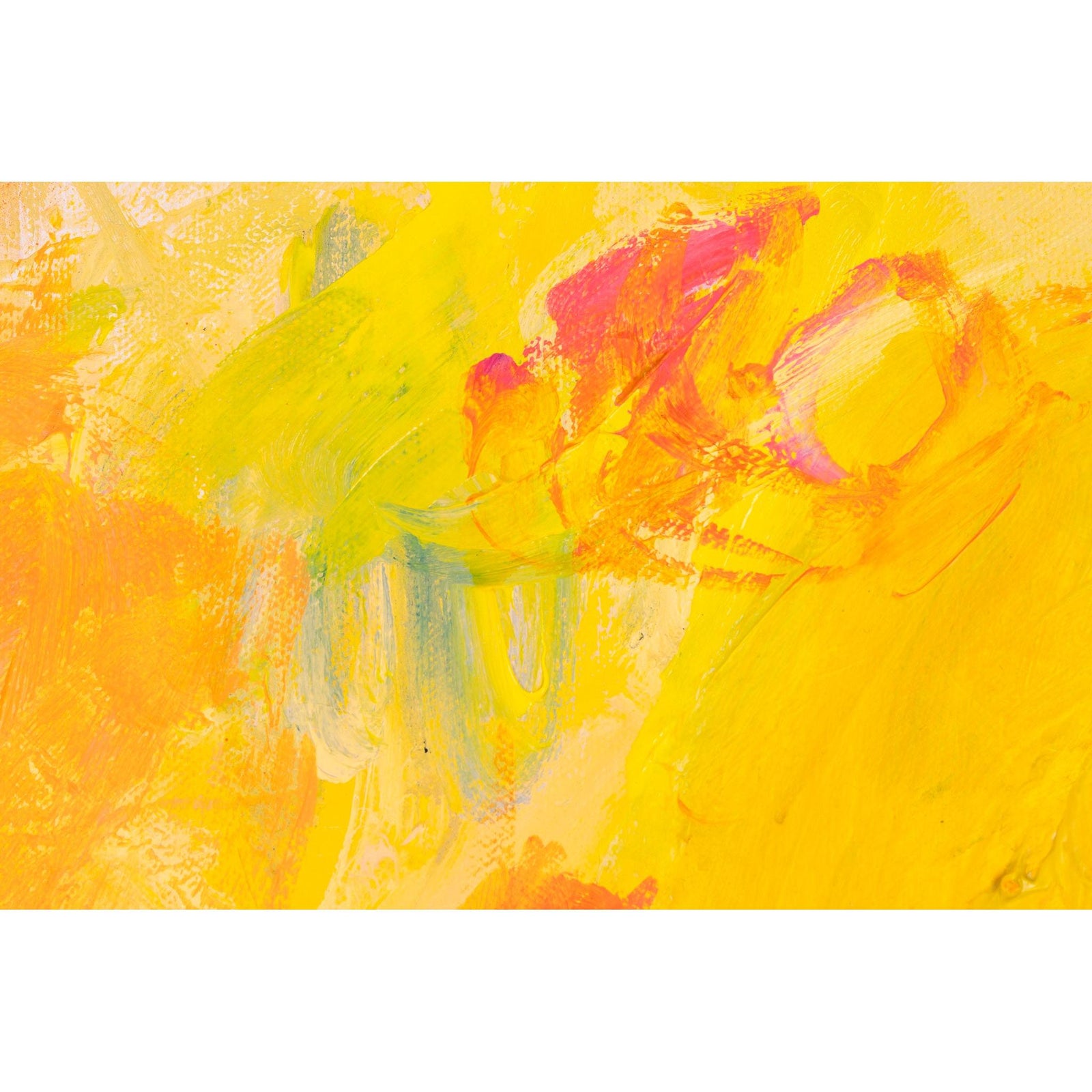 Close up of Fresh 100x120cm mixed media original painting by Alex Yarlett, available at Padstow Gallery, Cornwall