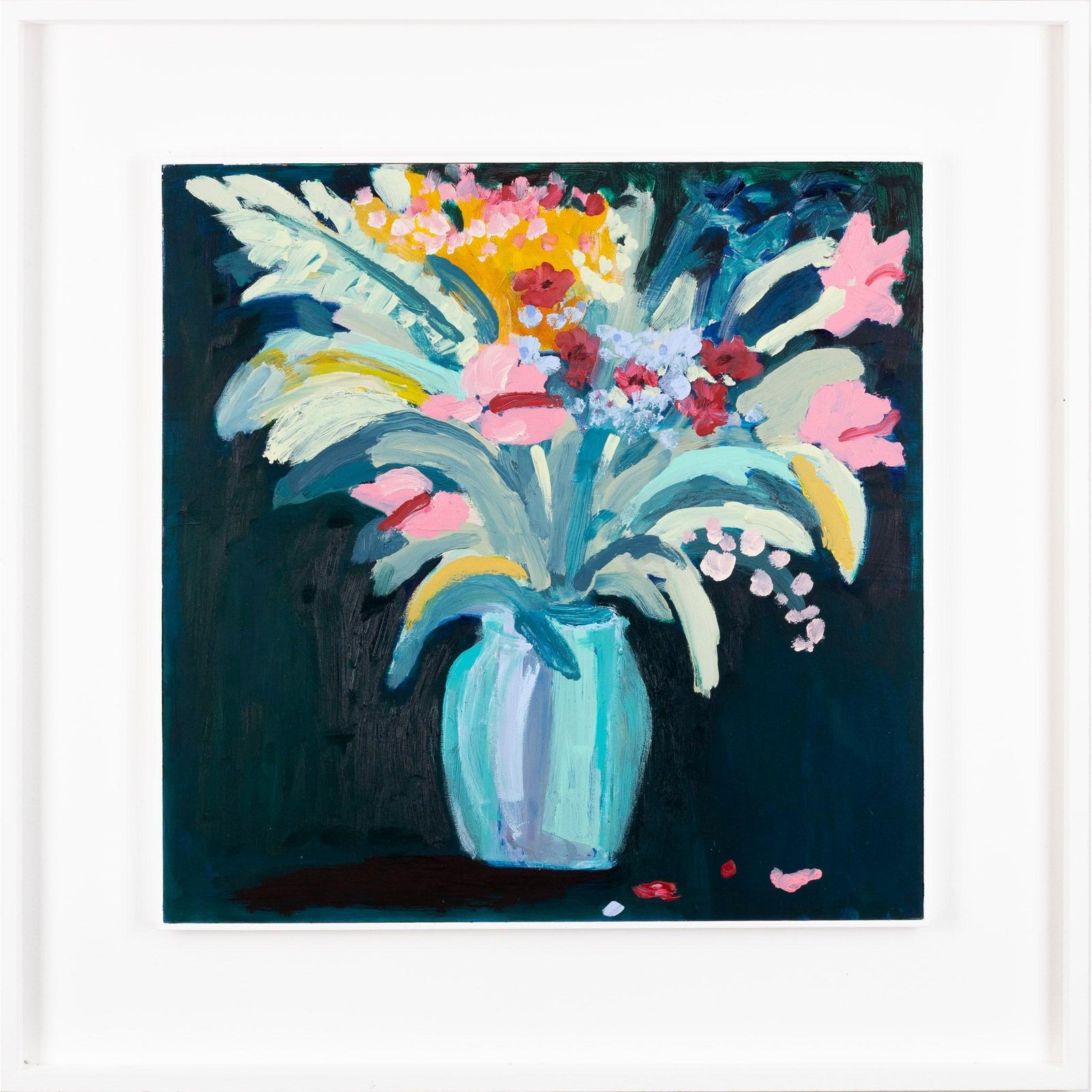 Fresh2, mixed media original painting by Alex Yarlett, available at Padstow Gallery, Cornwall