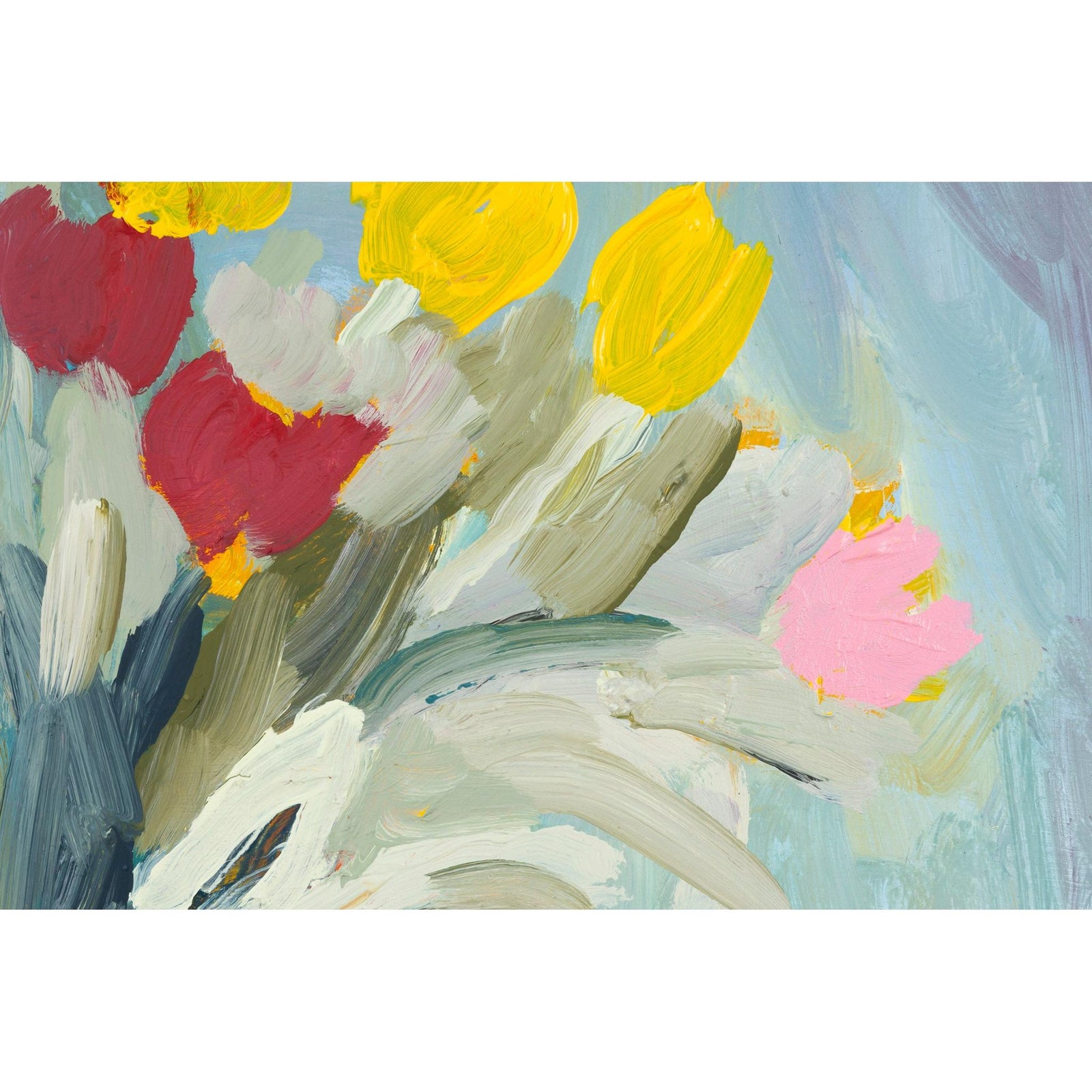 Embrace, mixed media original painting by Alex Yarlett, available at Padstow Gallery, Cornwall