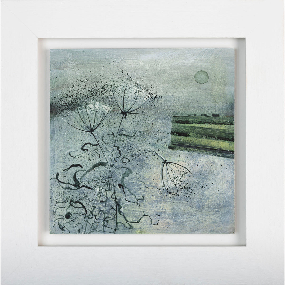 A glimpse of green, oil on board, by Ruth Taylor, available at Padstow Gallery, Cornwall