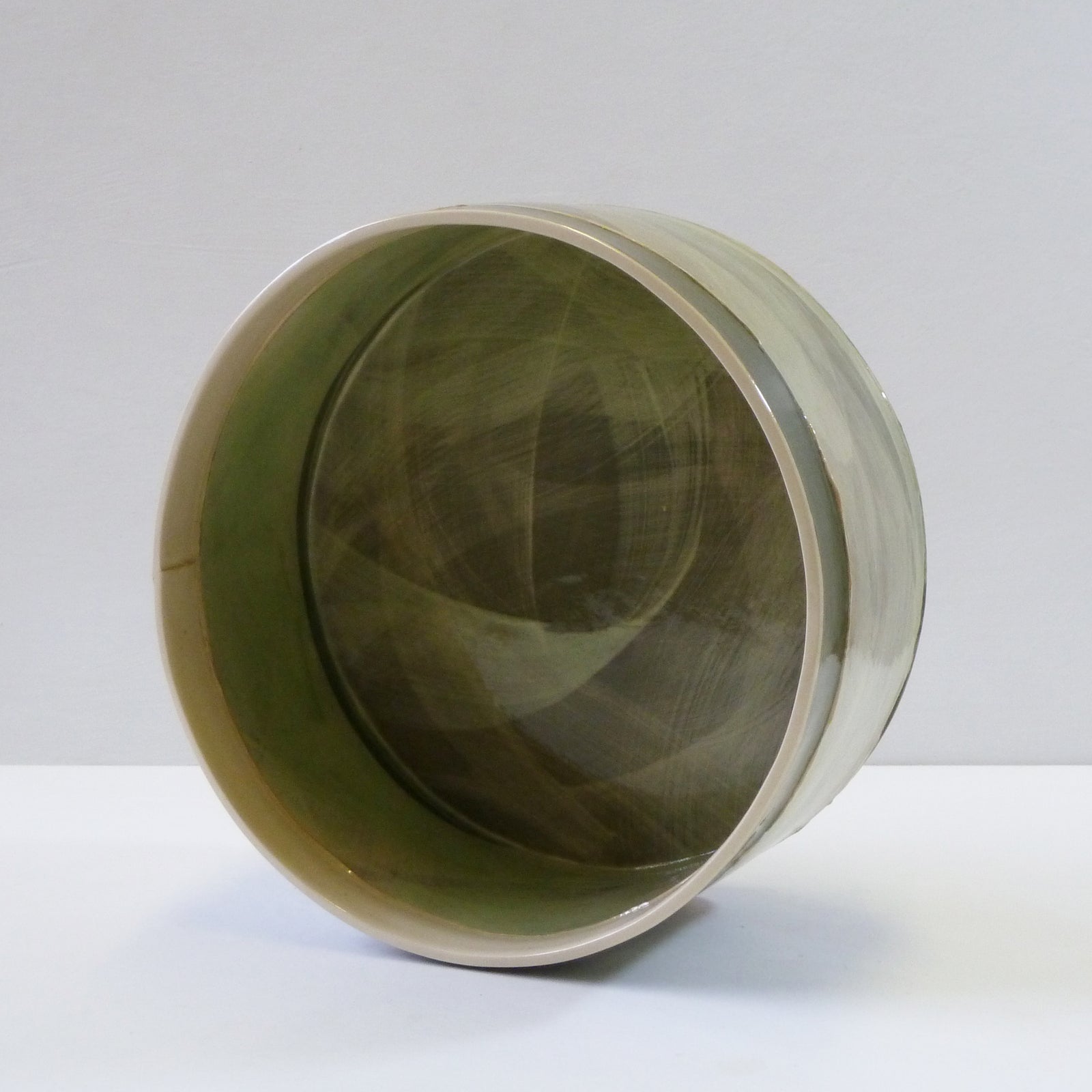 Round Bowl (RV7), handbuilt ceramic created by Emily-Kriste Wilcox, available from Padstow Gallery, Cornwall