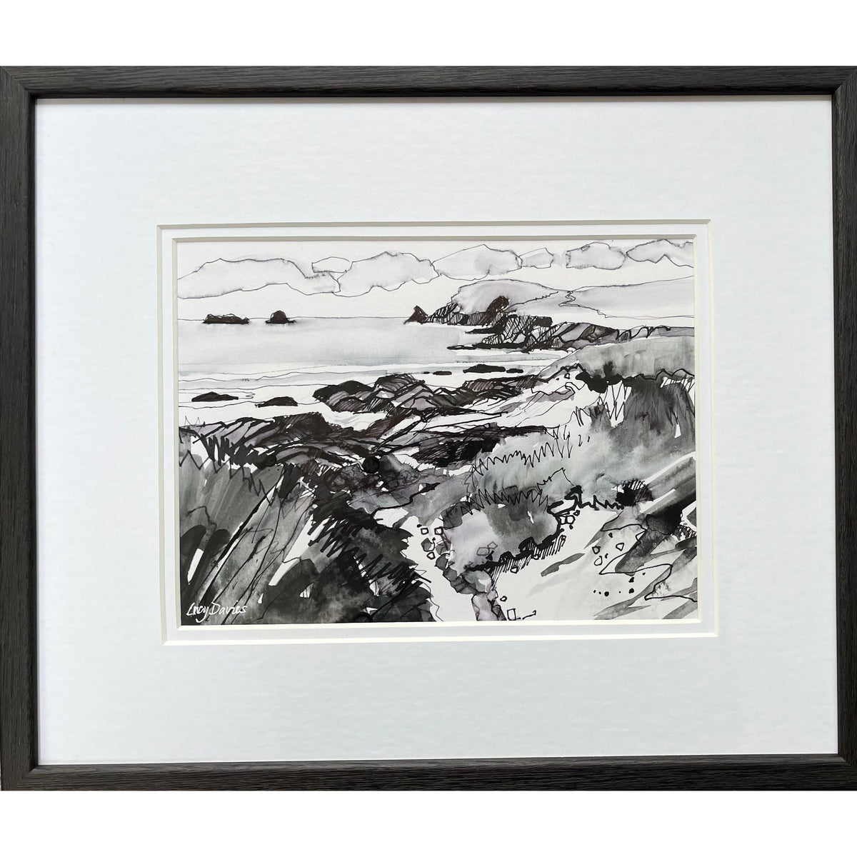 Booby's Bay by Lucy Davies available at Padstow Gallery, Cornwall