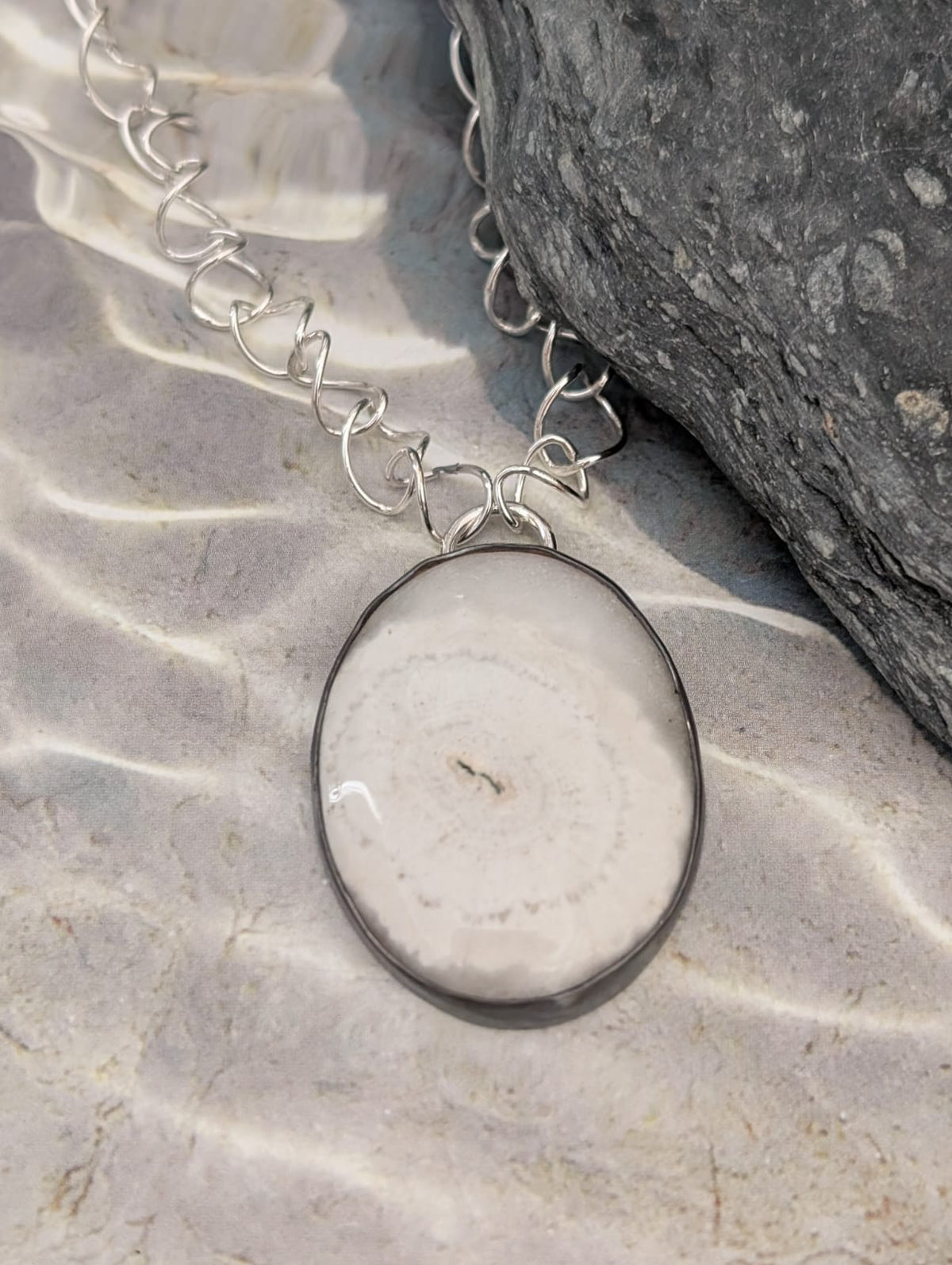 SA N67 Moss Quartz Necklace