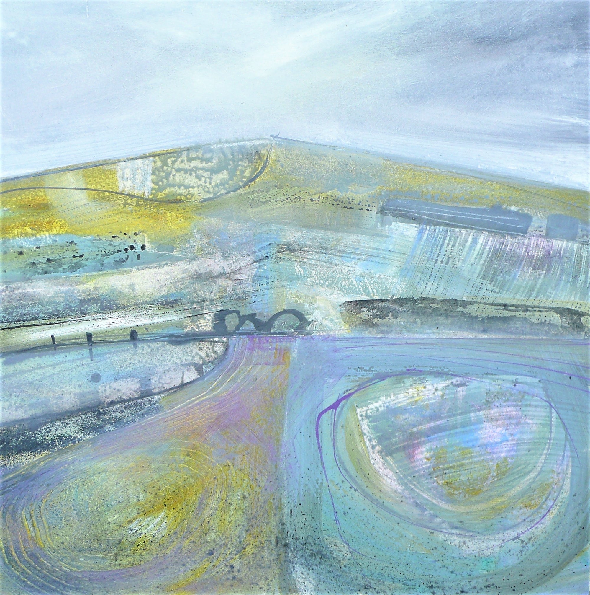 Sweet Summer Rain by Ruth Taylor, oil on board, available at Padstow Gallery, Cornwall