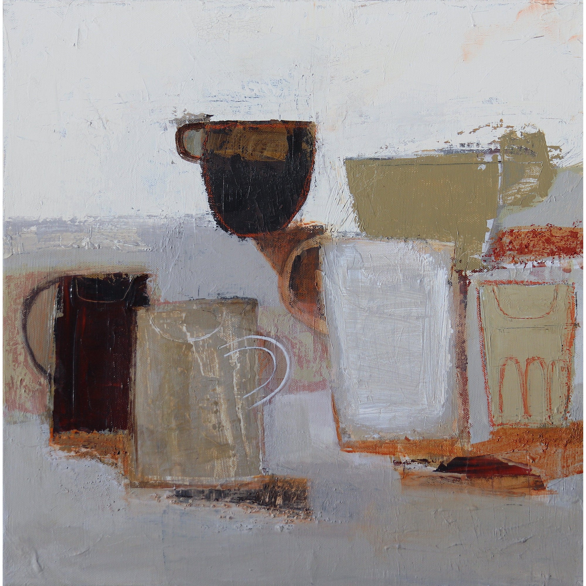 Cups and Shadows by Sonia Barton available at Padstow Gallery, Cornwall
