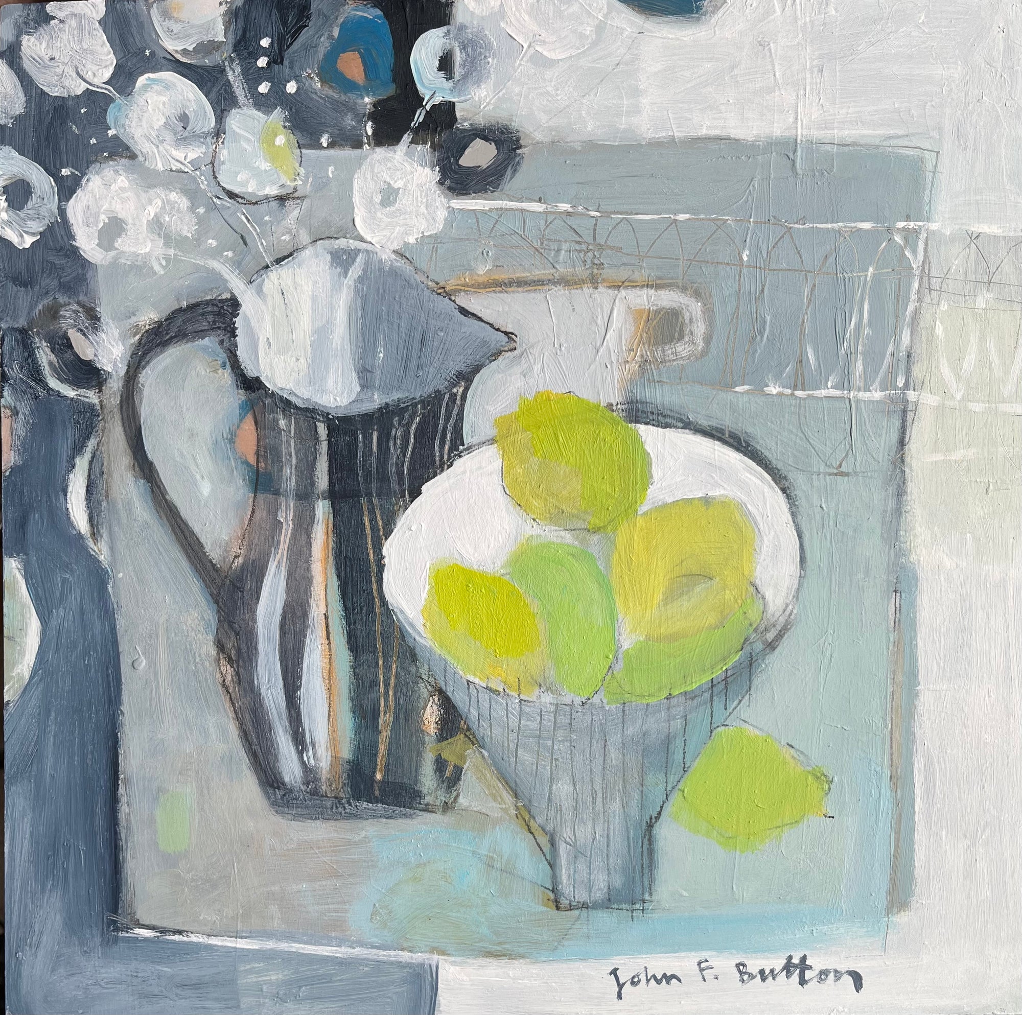 Mellow Fruitfulness by John Button available at Padstow Gallery Cornwall