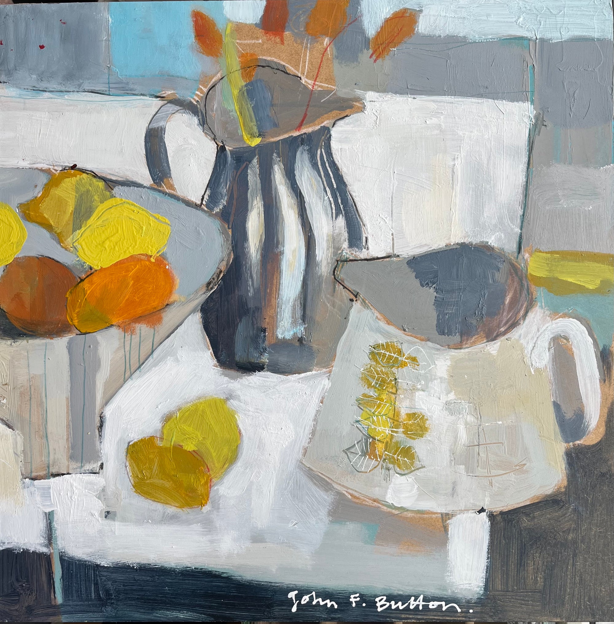 The Bells of St. Clement's by John Button available at Padstow Gallery Cornwall