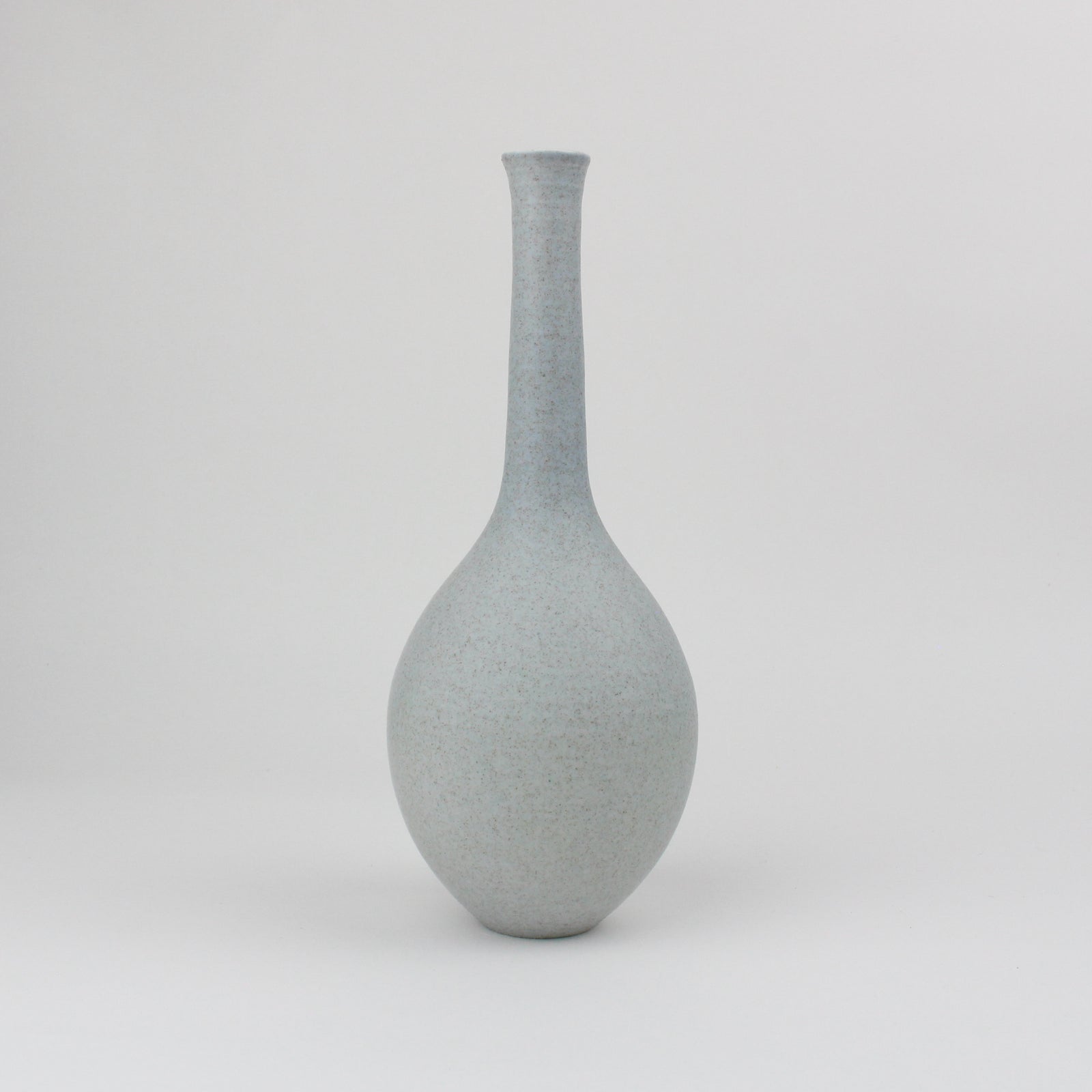 LB177 Pebble Grey Long-Necked Oval by Lucy Burley available at Padstow Gallery, Cornwall