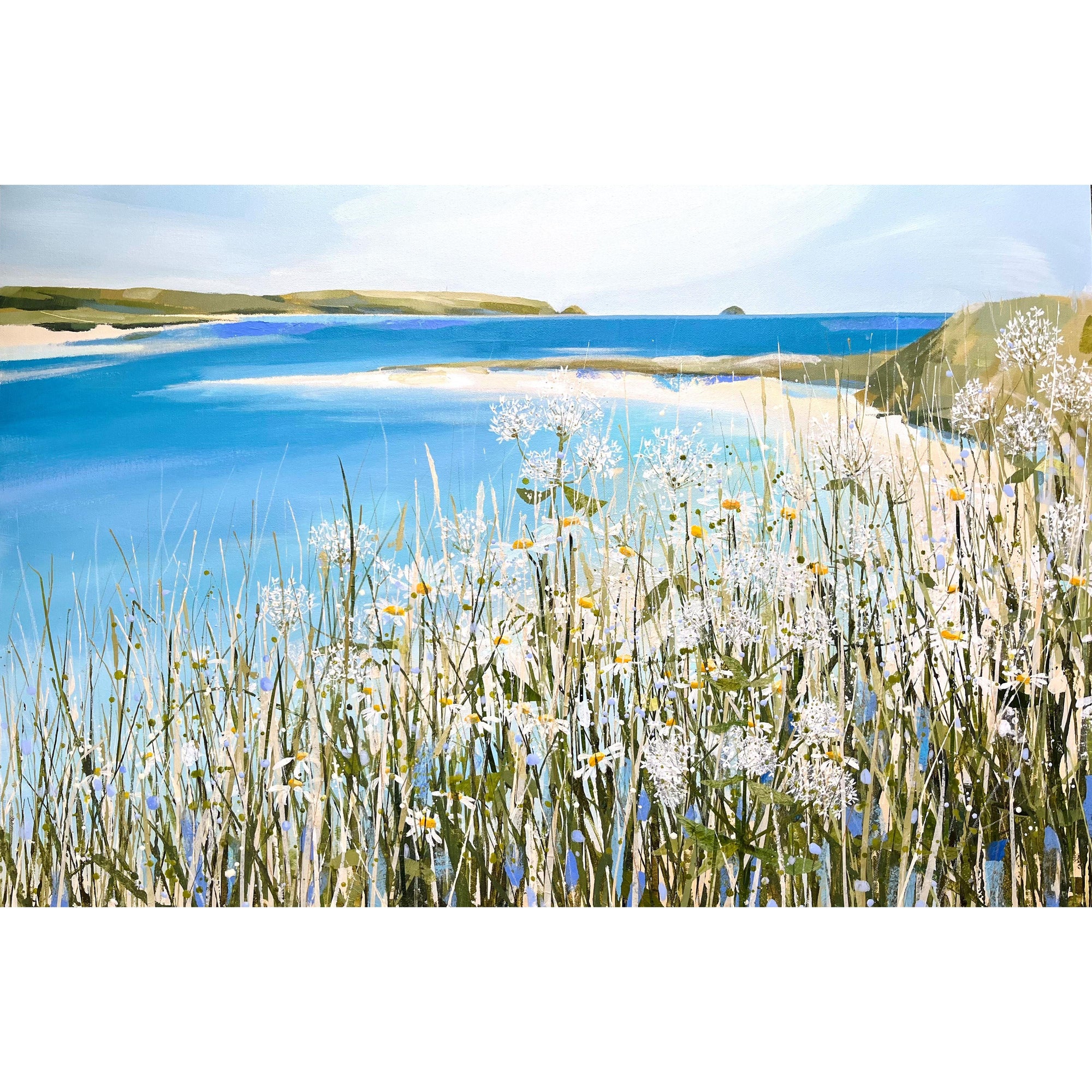 Lets walk to Daymer Bay, by Claire Henley, available at Padstow Gallery, Cornwall