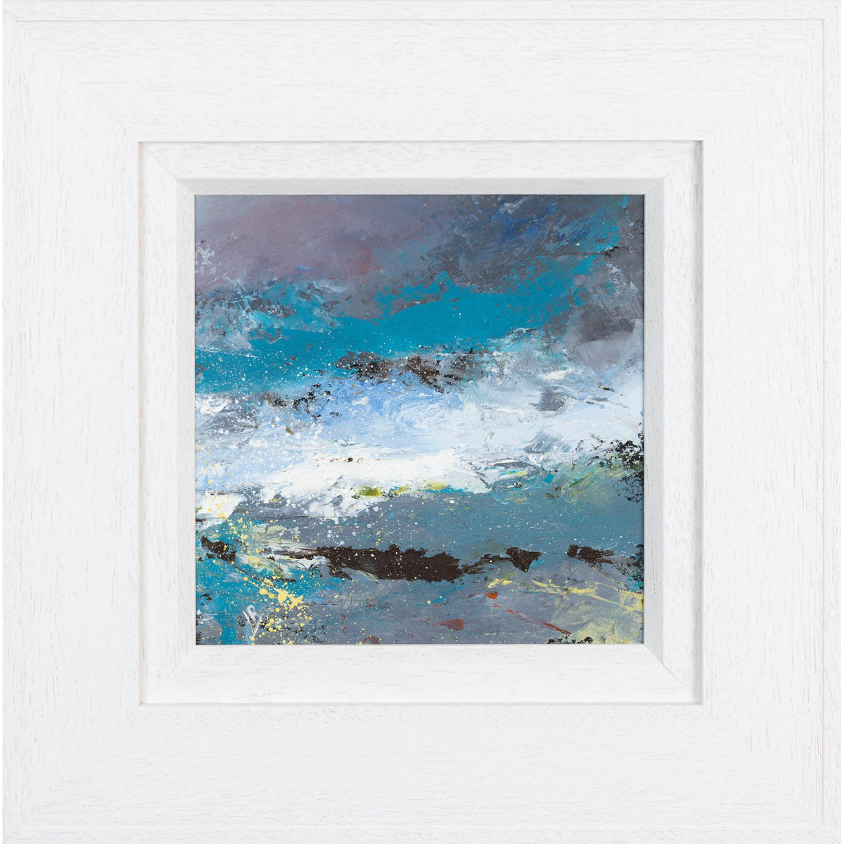 &#39;Wave, White Water, Spray&#39; an oil original by Ian Rawnsley, available at Padstow Gallery, Cornwall