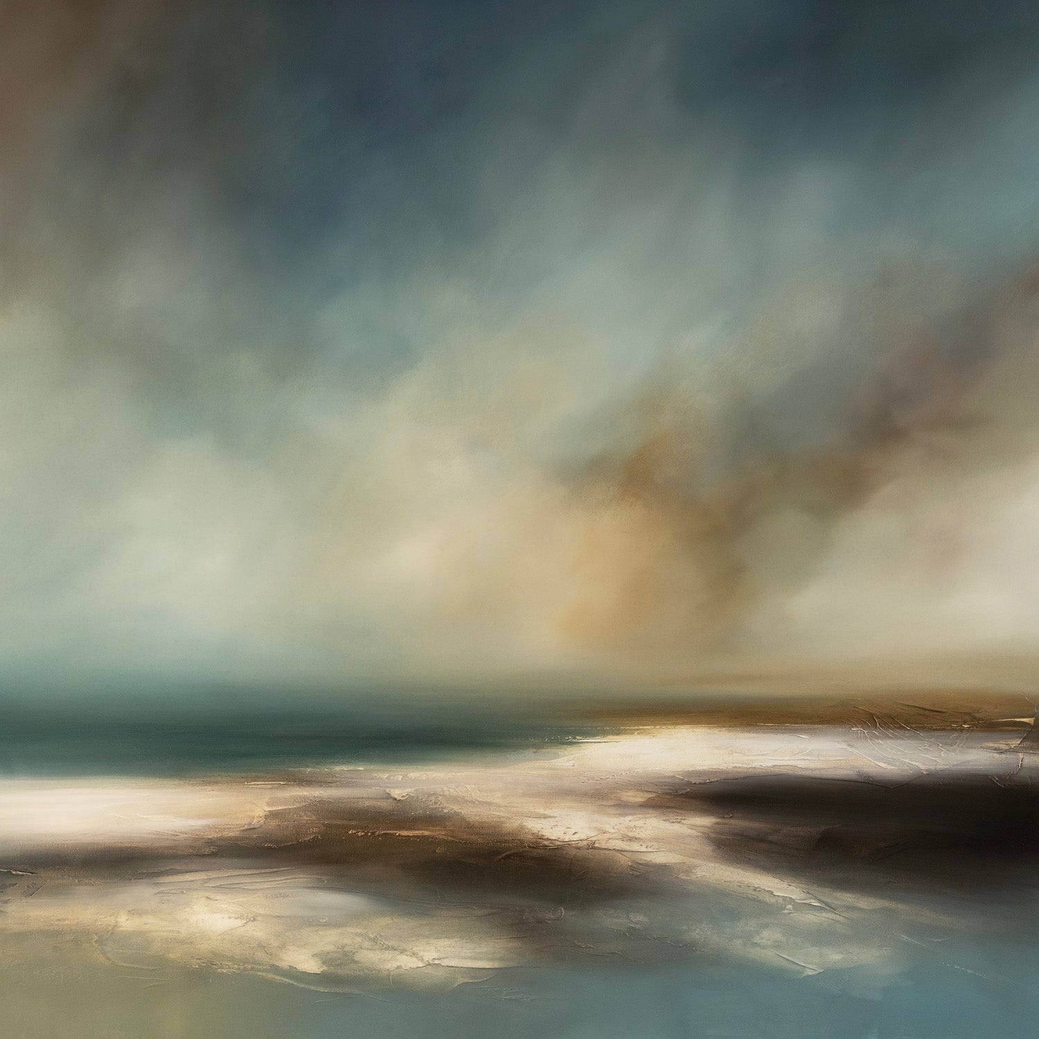 Oceans Divide, oil on canvas, by Paul Bennett, available from Padstow Gallery, Cornwall