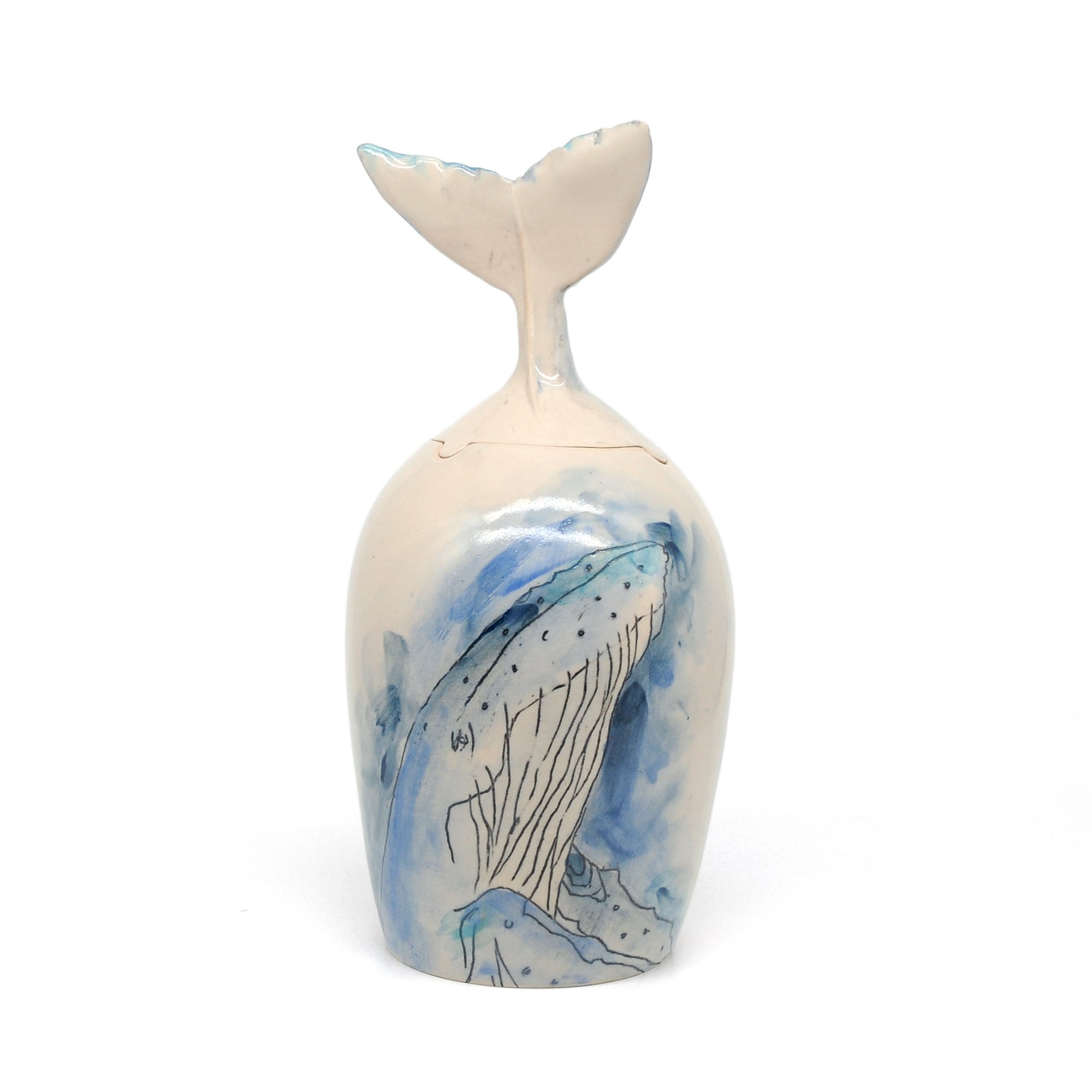 MK33 Humpback Whale by Miae Kim, available at Padstow Gallery, Cornwall