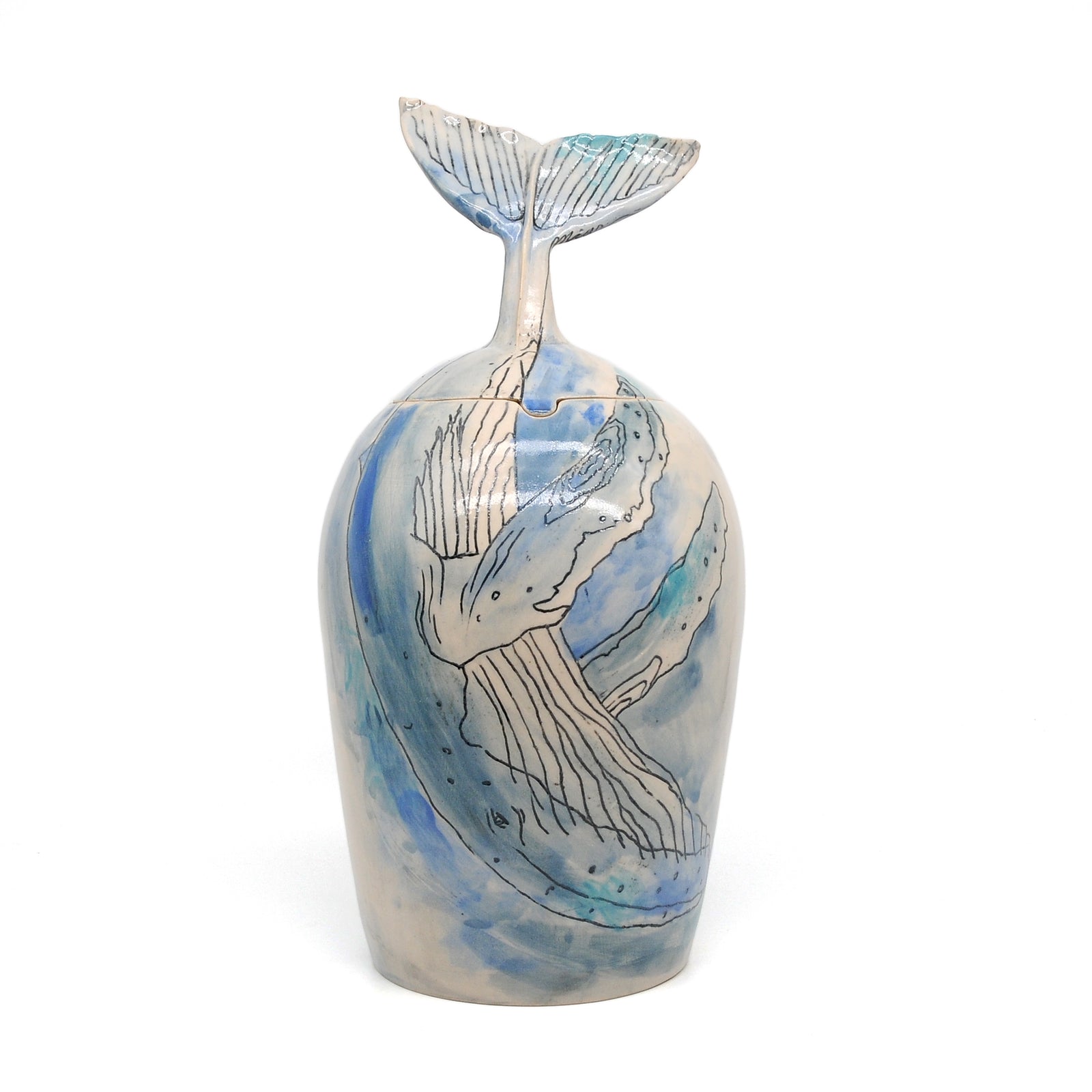 MK31 Humpback Whale by Miae Kim, available at Padstow Gallery, Cornwall