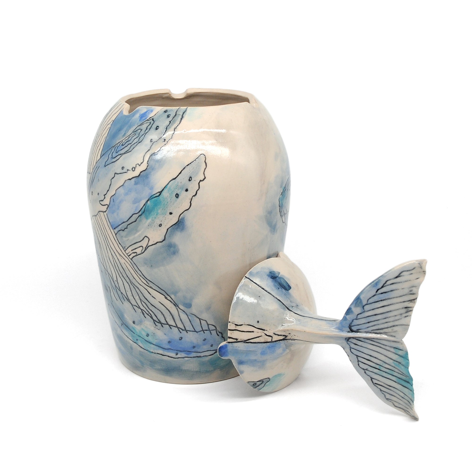 MK31 Humpback Whale by Miae Kim, available at Padstow Gallery, Cornwall