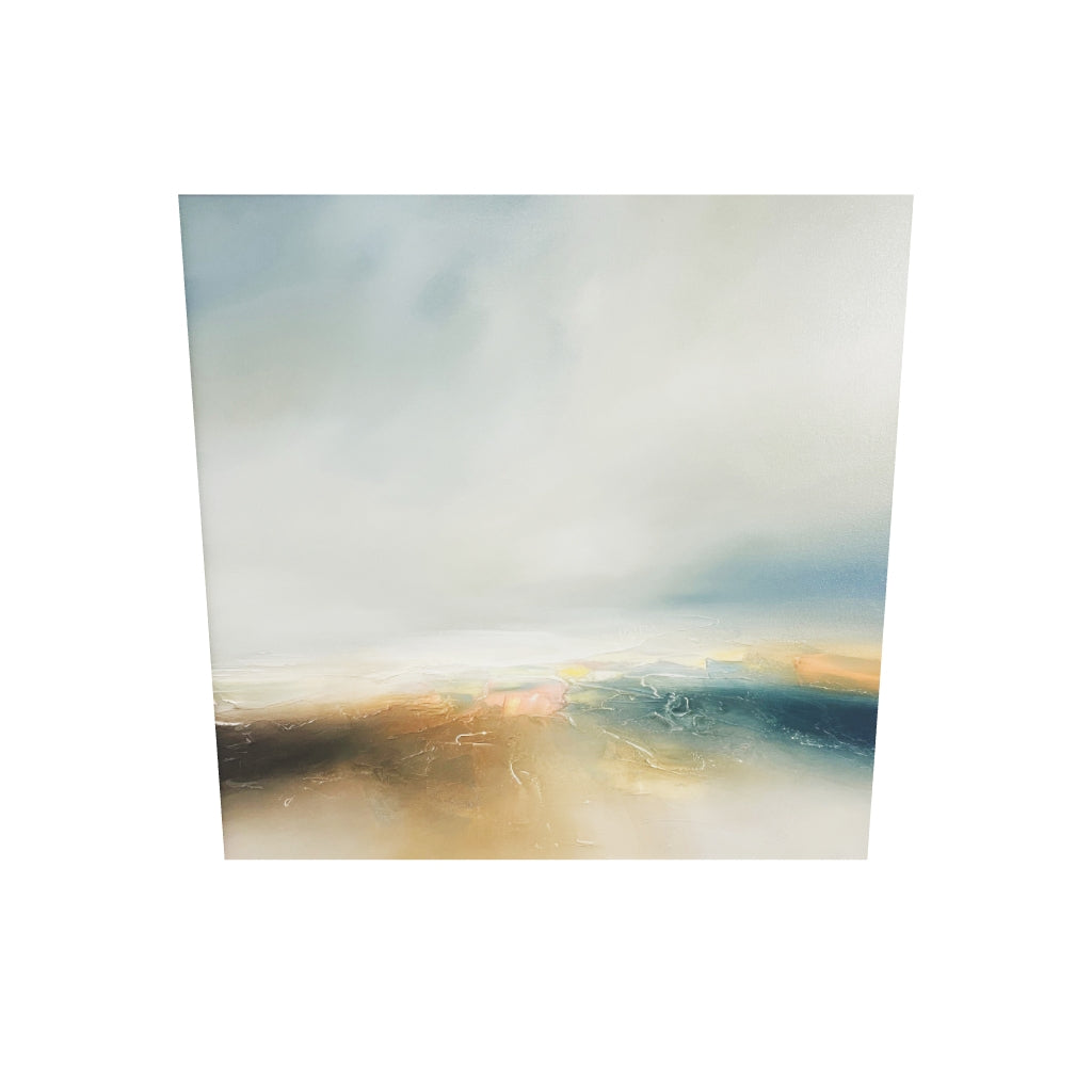 'Horizon Sea' oil on canvas original by Paul Bennett, available at Padstow Gallery, Cornwall