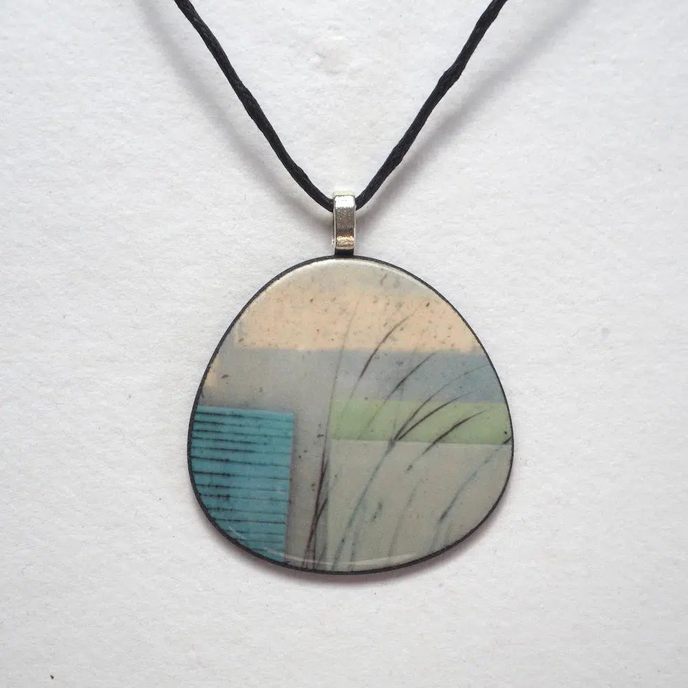 P-MR Mere Rounded Pendant by Karen Howarth at Padstow Gallery, Cornwall