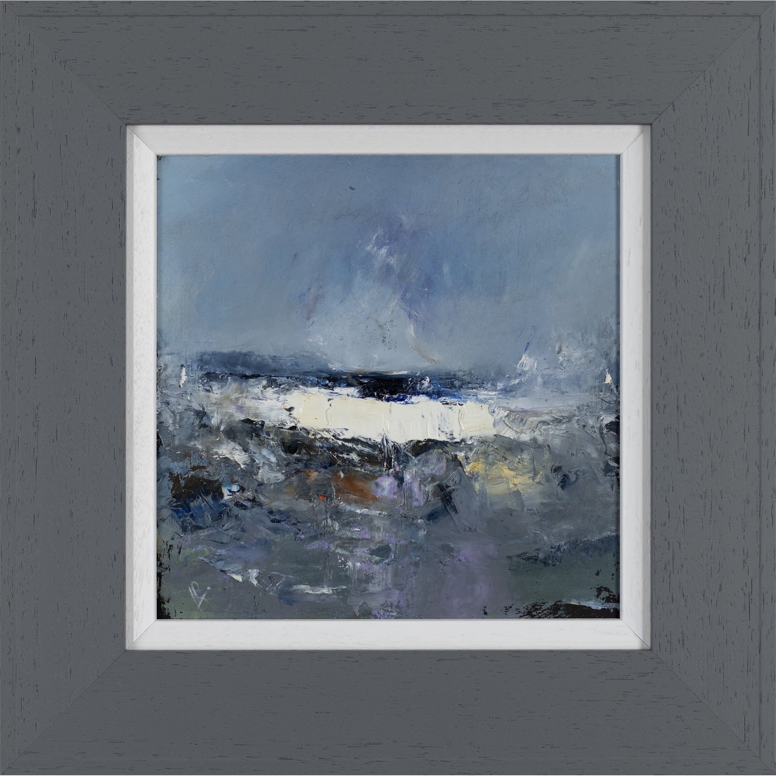 'Brewing Storm' oil on board original by Ian Rawnsley, available at Padstow Gallery, Cornwall