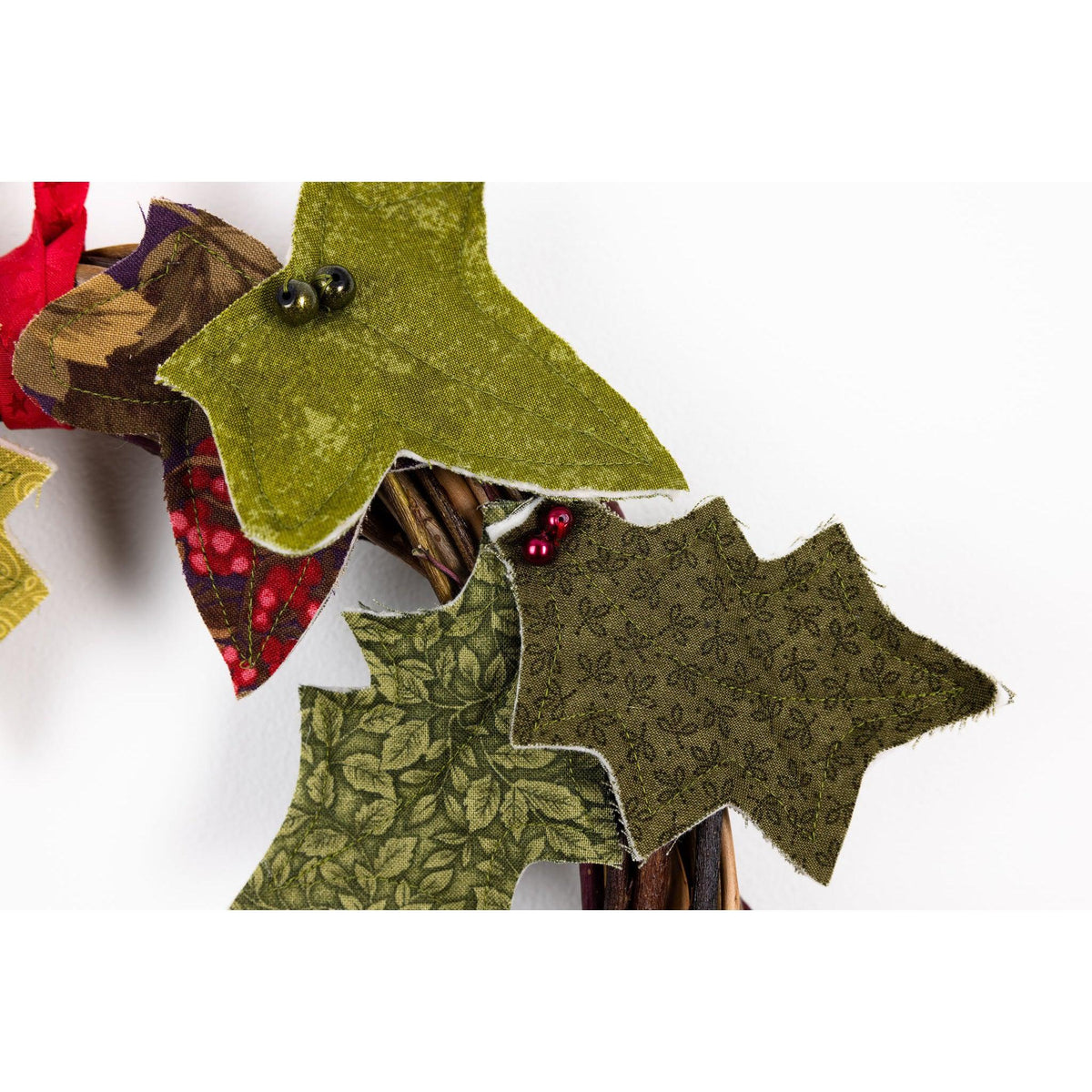 Hand Machined Leaf Wreath