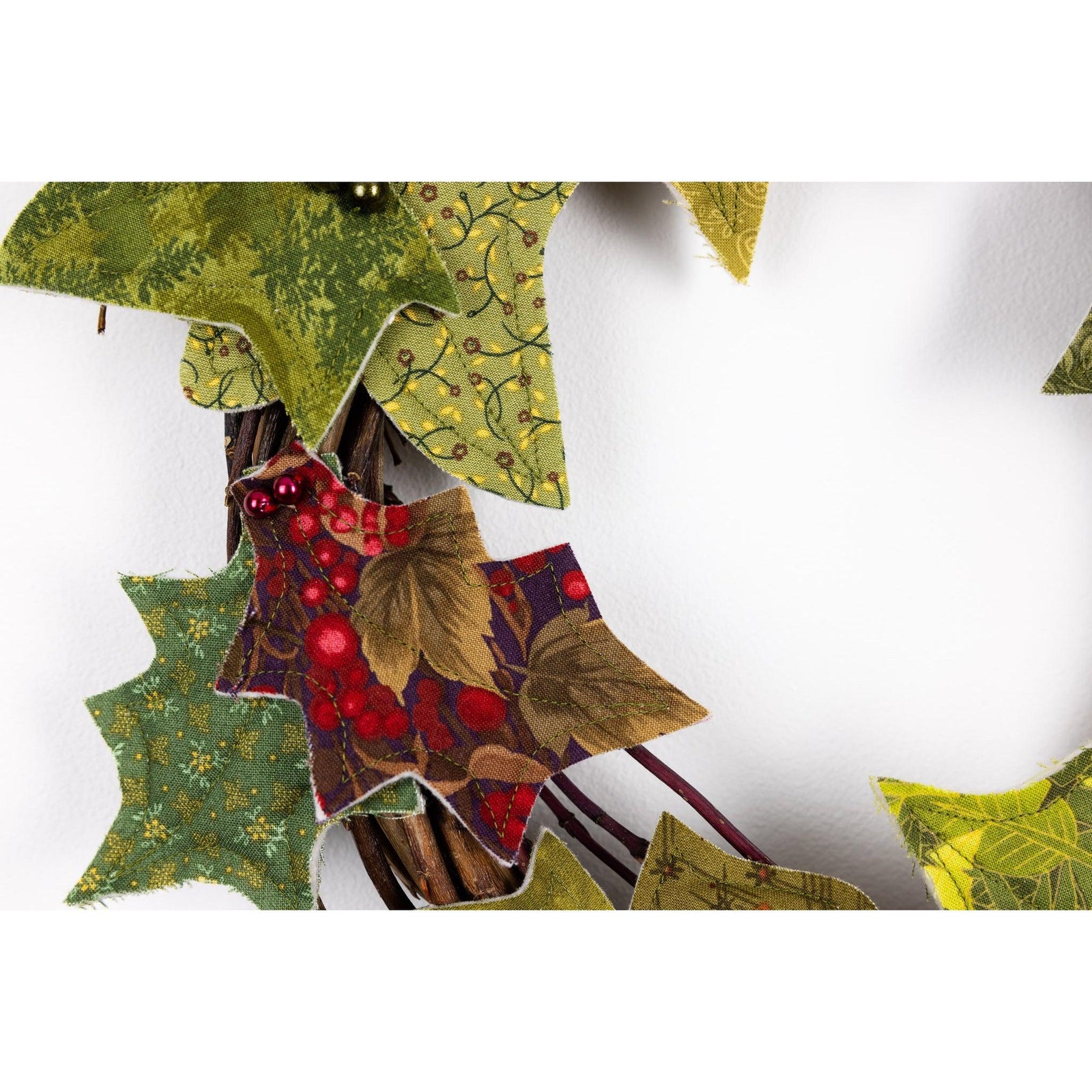 Hand Machined Leaf Wreath